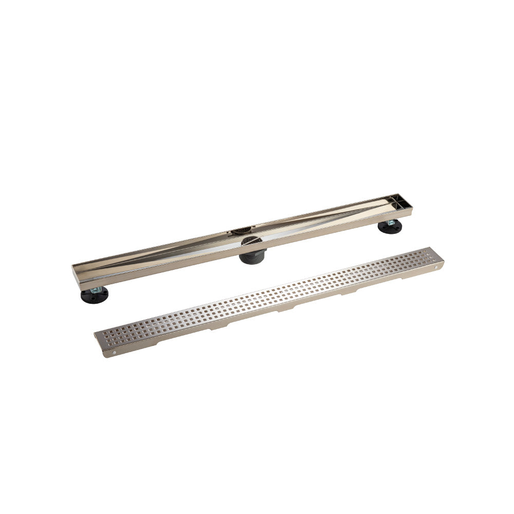 Flusso 32" Decorative Linear Drain with 2" Outlet
