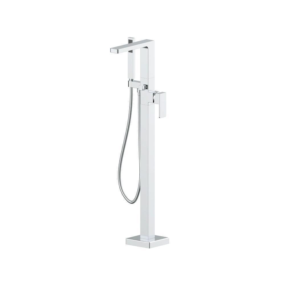 Serie 196™ - Freestanding Floor Mount Tub Filler With Hand Shower