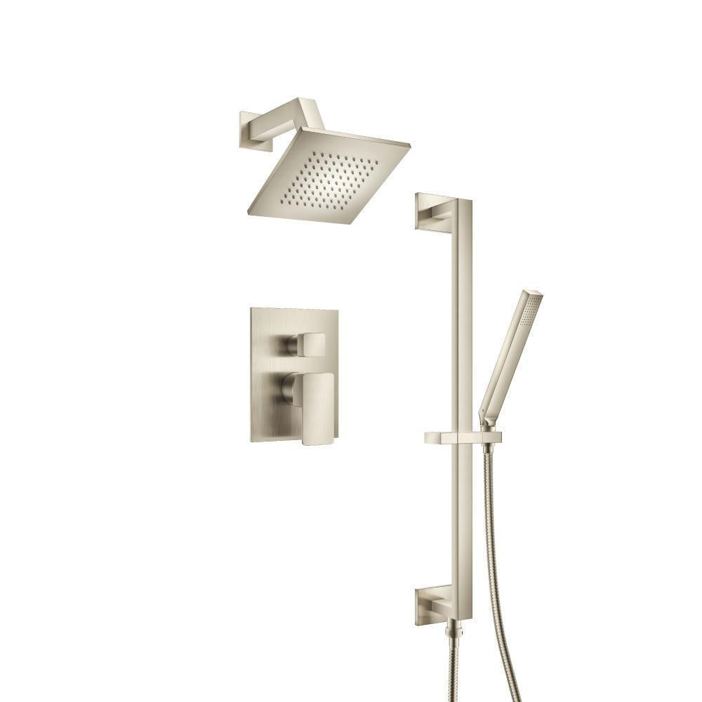 196.3400 - Two Output Shower Set - Shower Head, Hand Held And Slide Bar