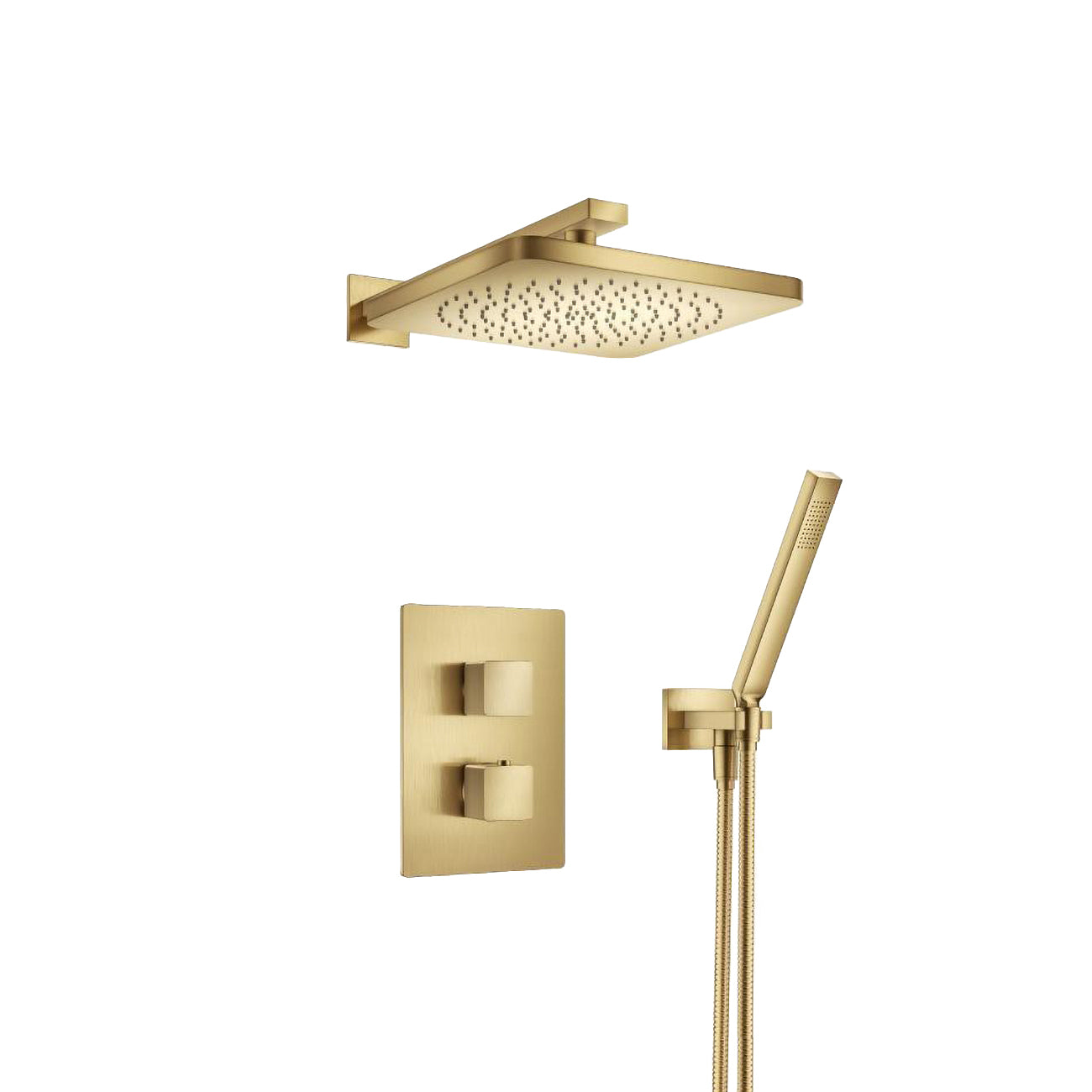 196.7050 - Two Output Shower Set - Shower Head And Hand Held
