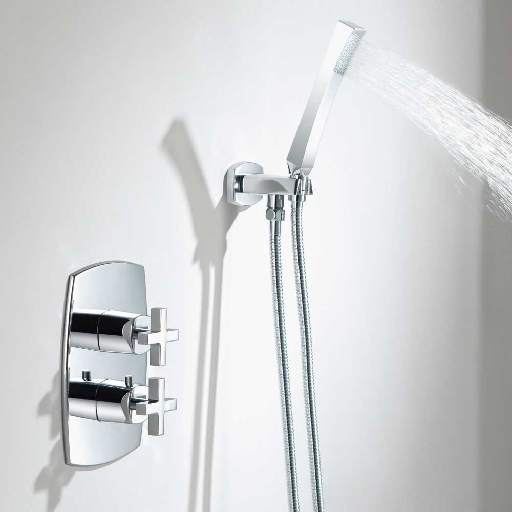 240.7050 - Two Output Shower Set - Shower Head And Hand Held