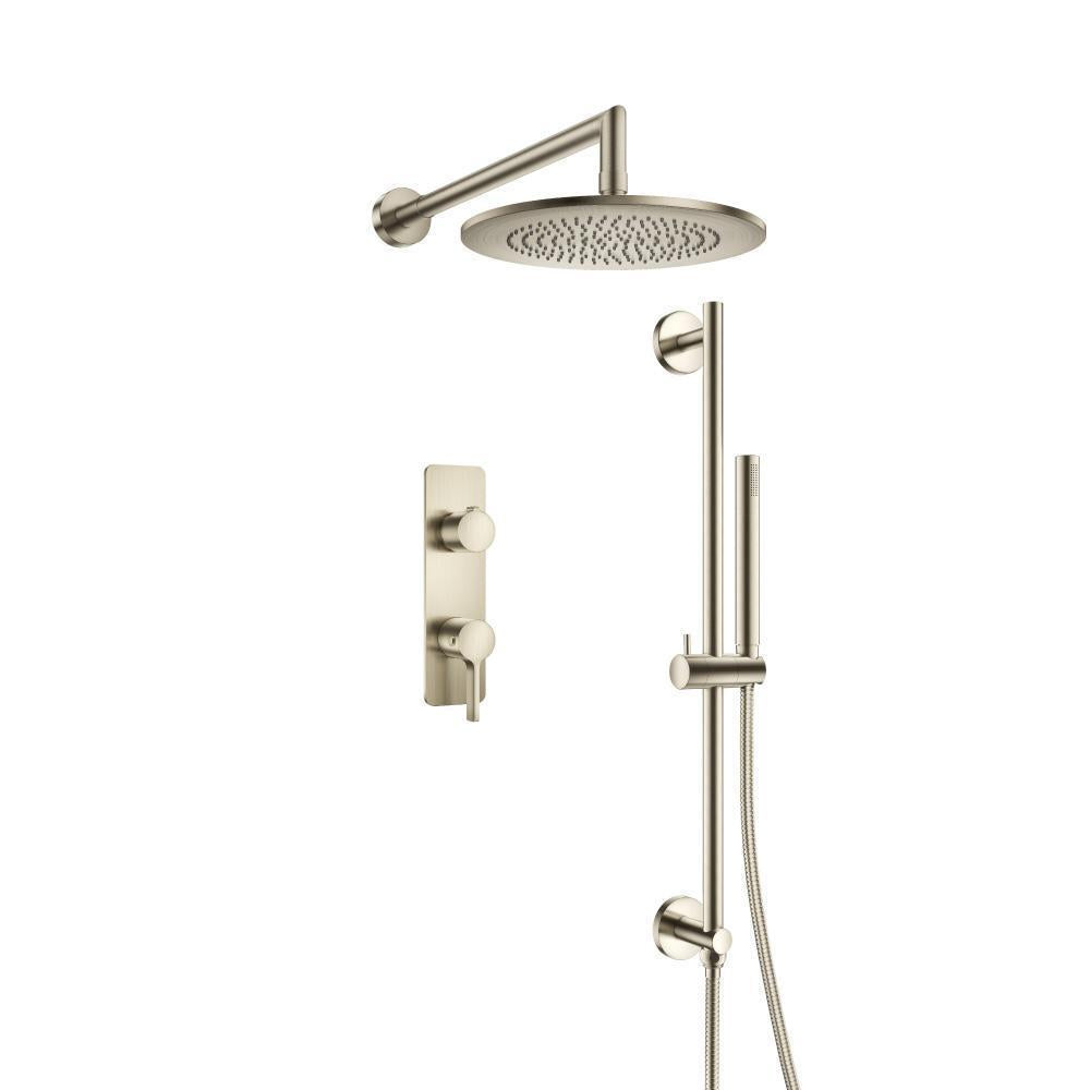 260.7350 - Two Output Shower Set - Shower Head, Hand Held And Slide Bar