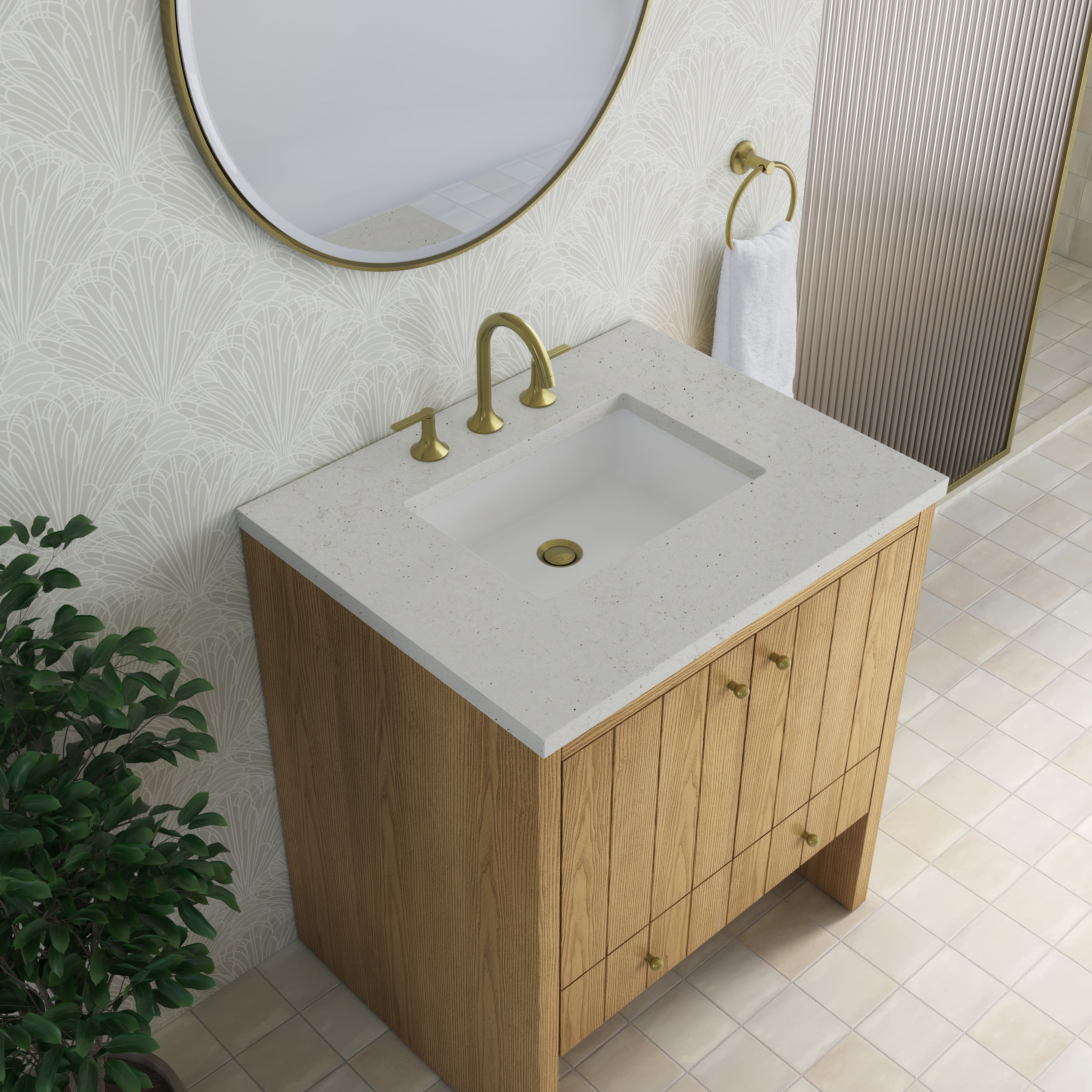 Hudson 30" Single Vanity - 3cm Stone Top