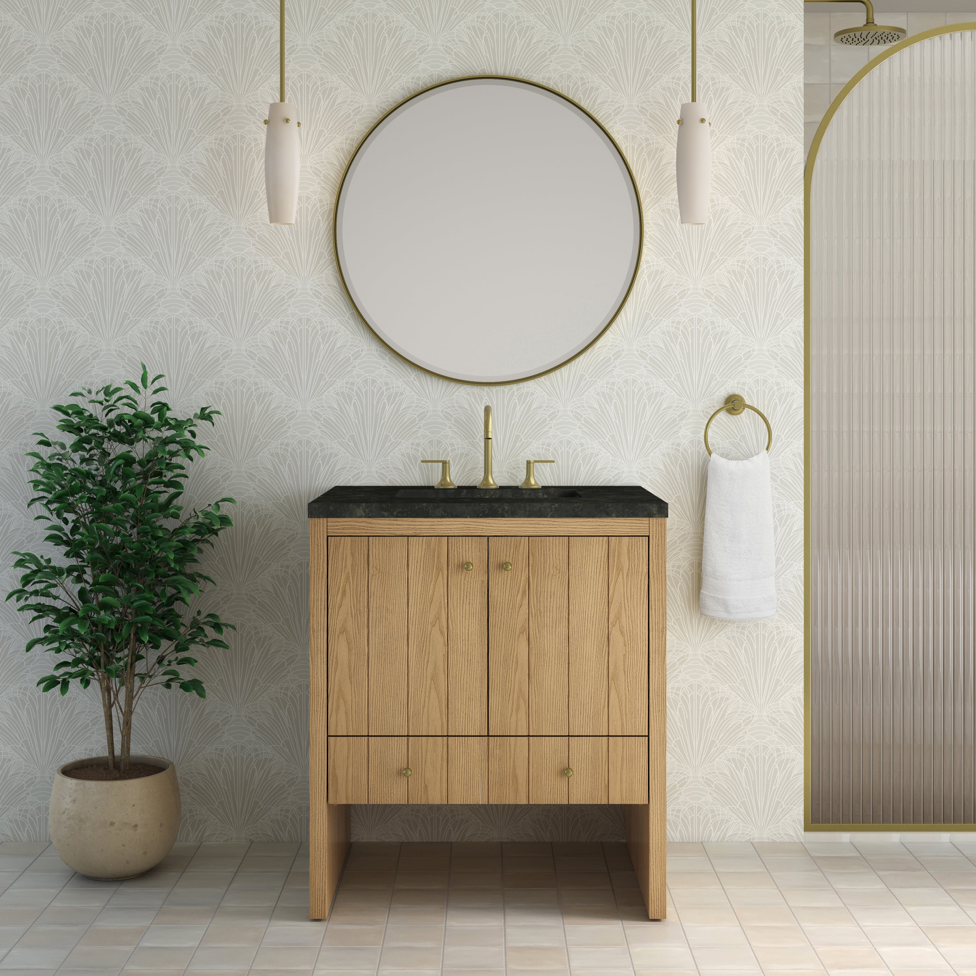 Hudson 30" Single Vanity - 3cm Stone Top