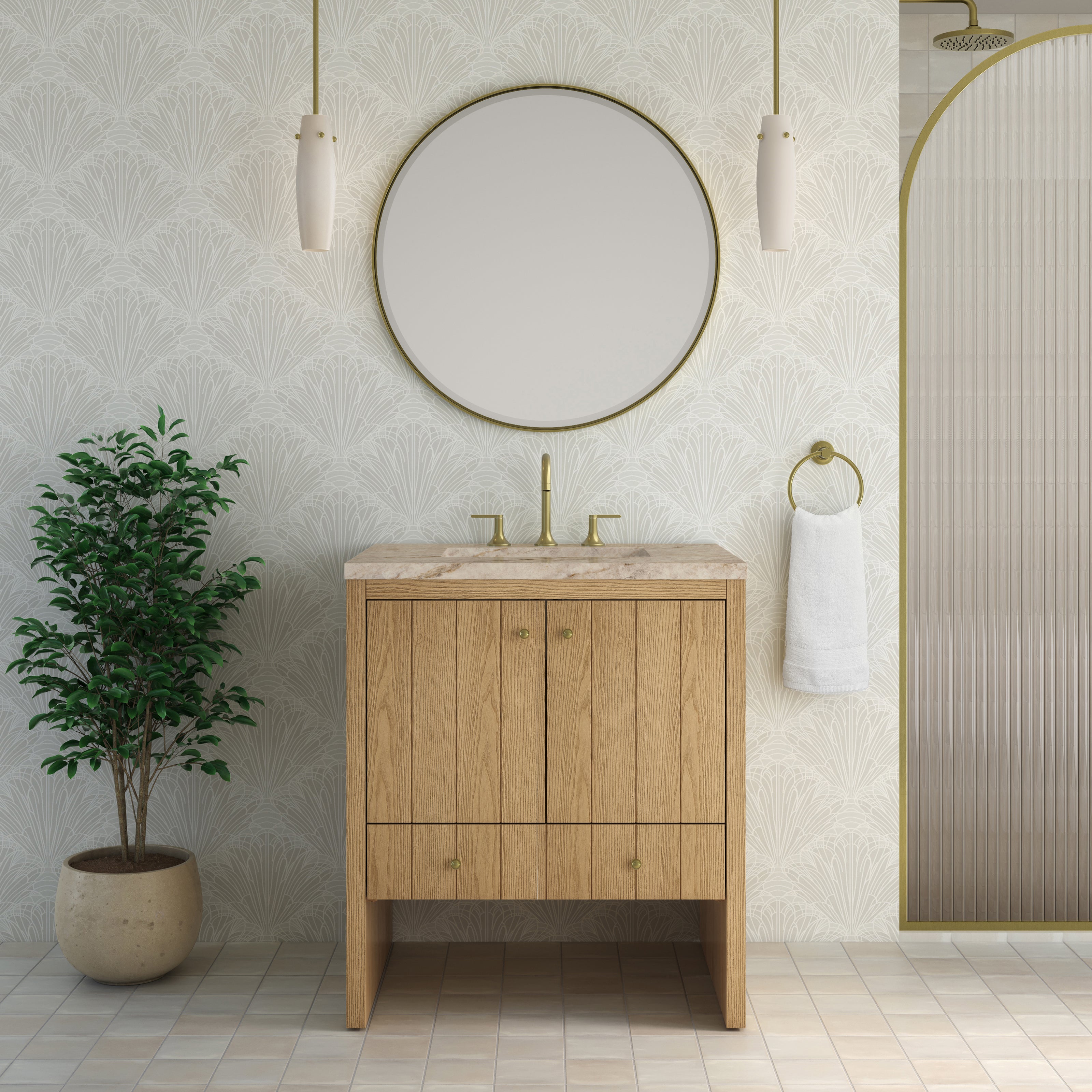 Hudson 30" Single Vanity - 3cm Stone Top