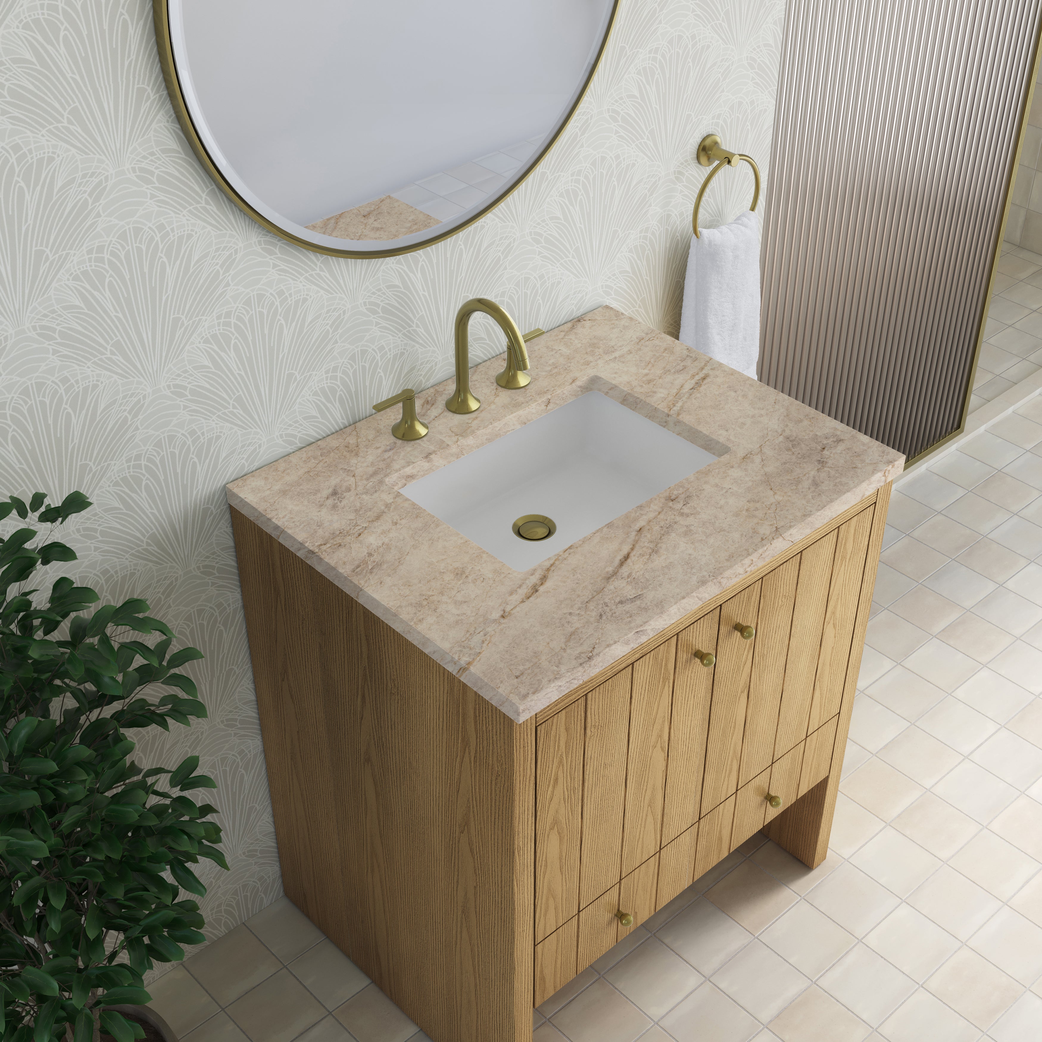 Hudson 30" Single Vanity - 3cm Stone Top
