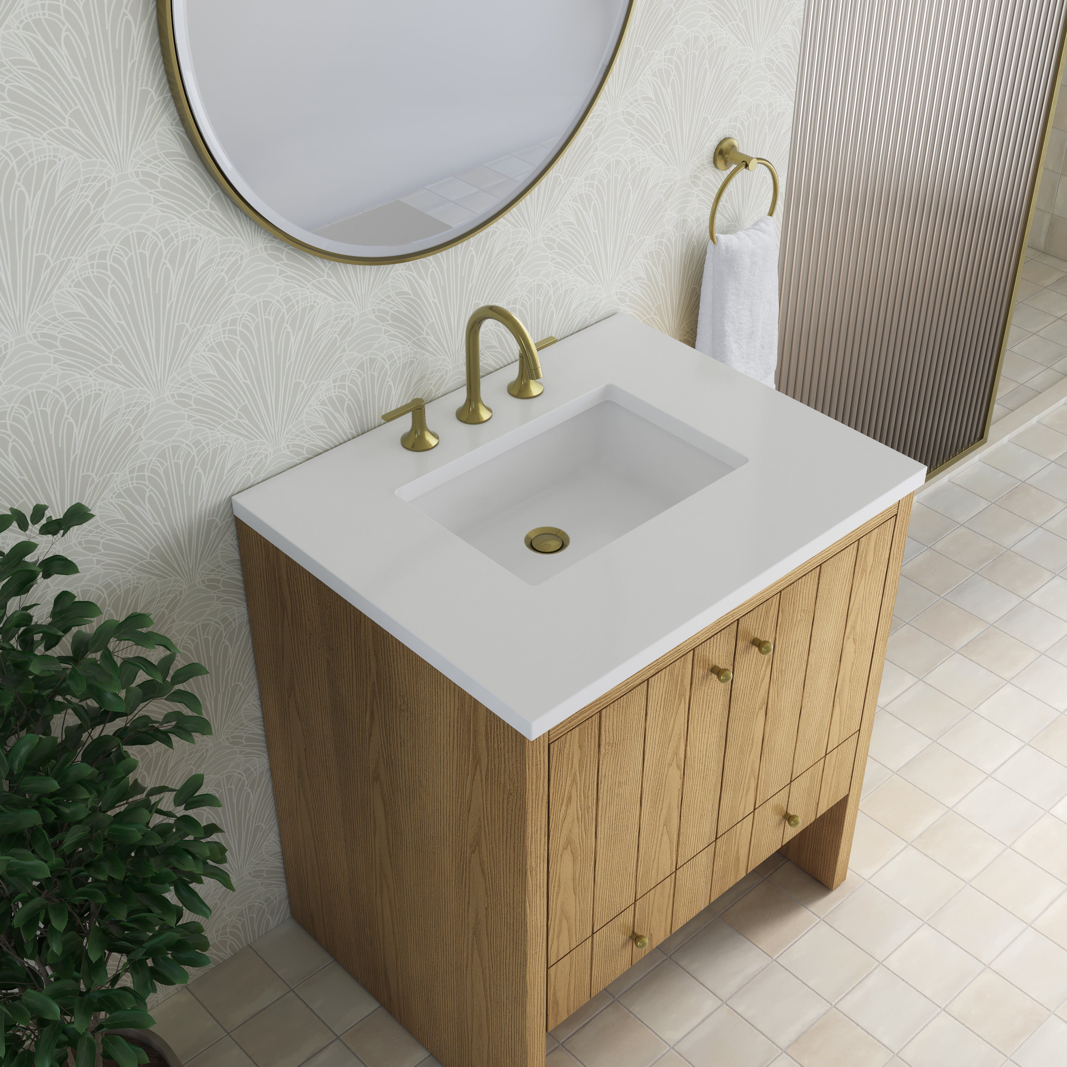 Hudson 30" Single Vanity - 3cm Stone Top