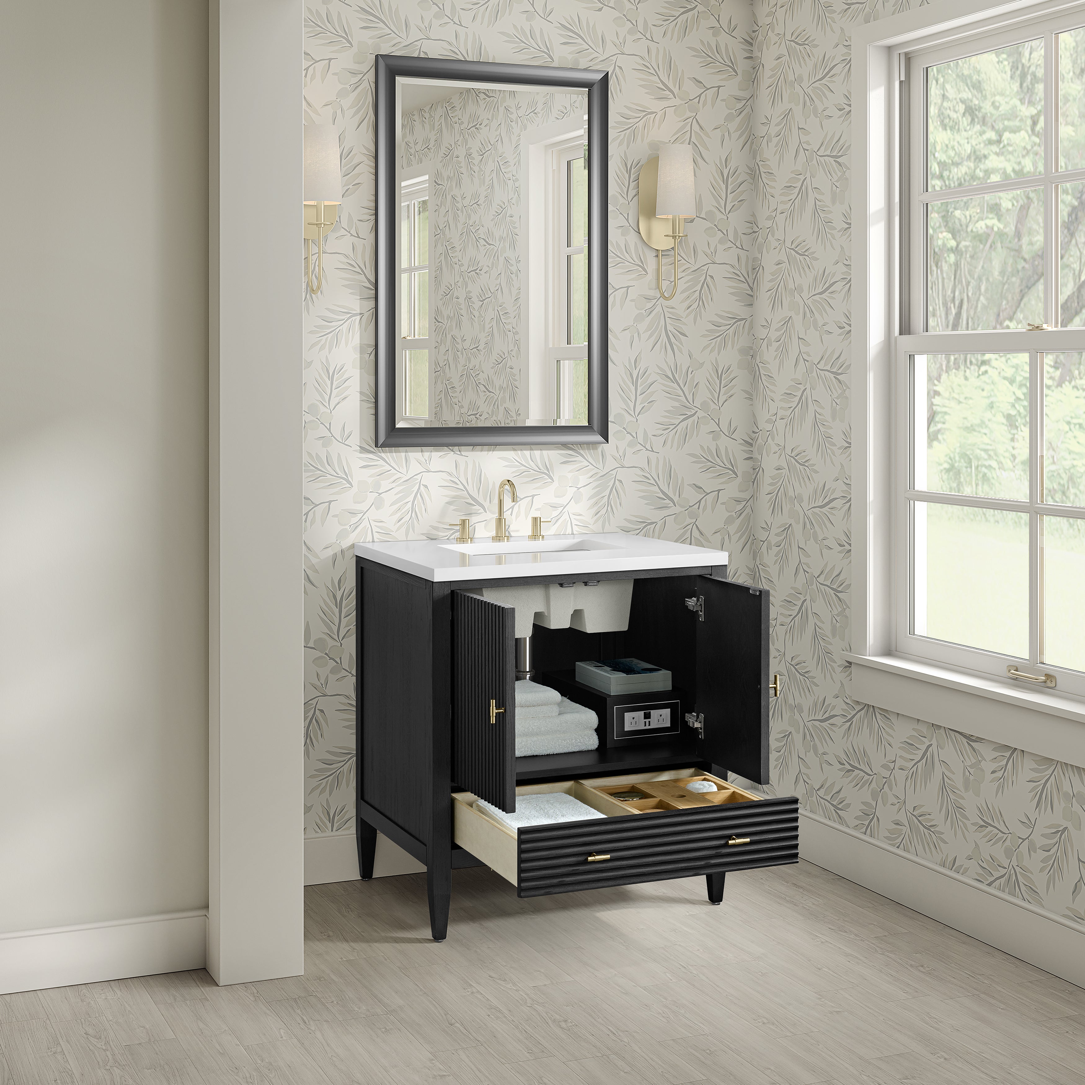 Myrrin 30" Single Vanity - 3cm Stone Top