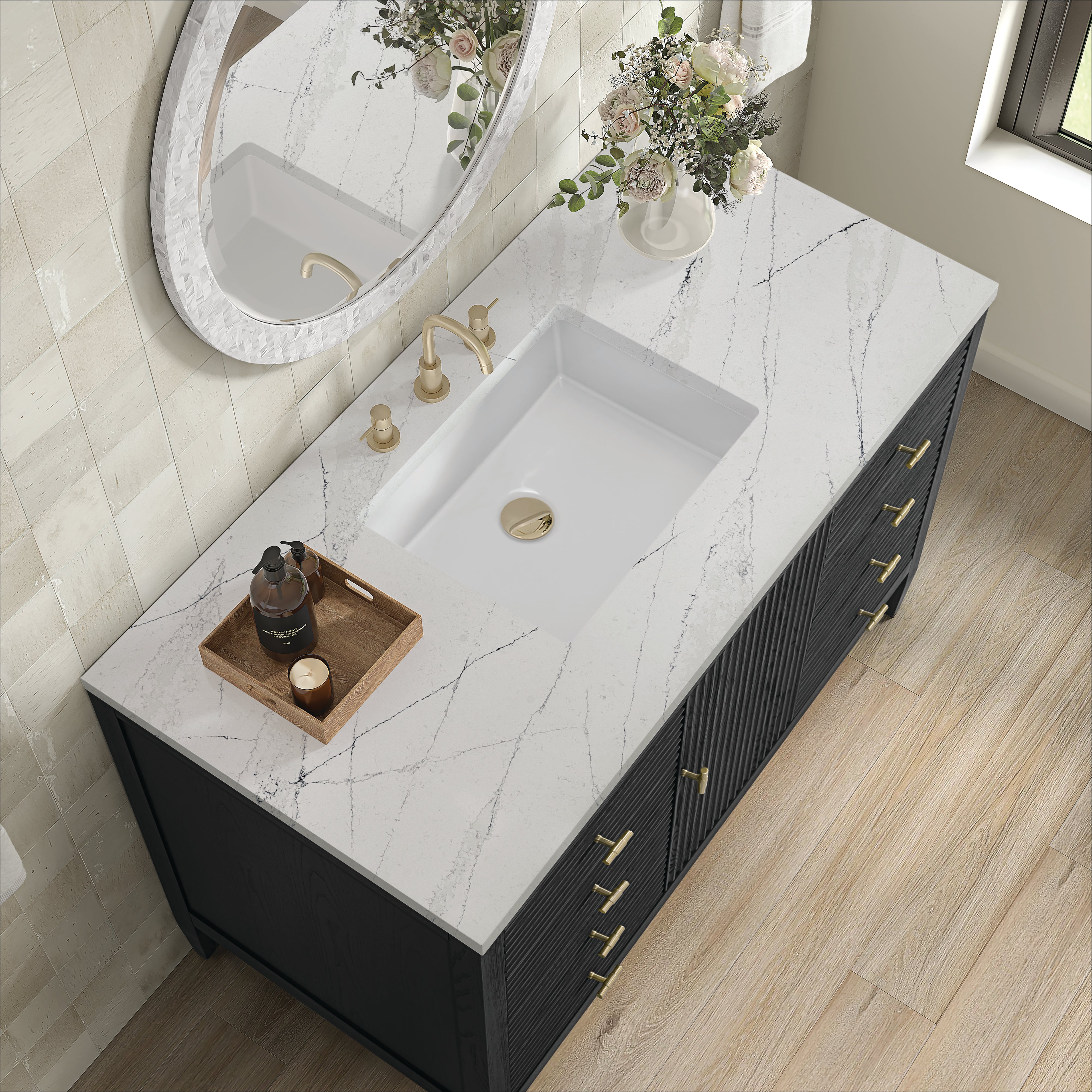 Myrrin 48" Single Vanity - 3cm Stone Top