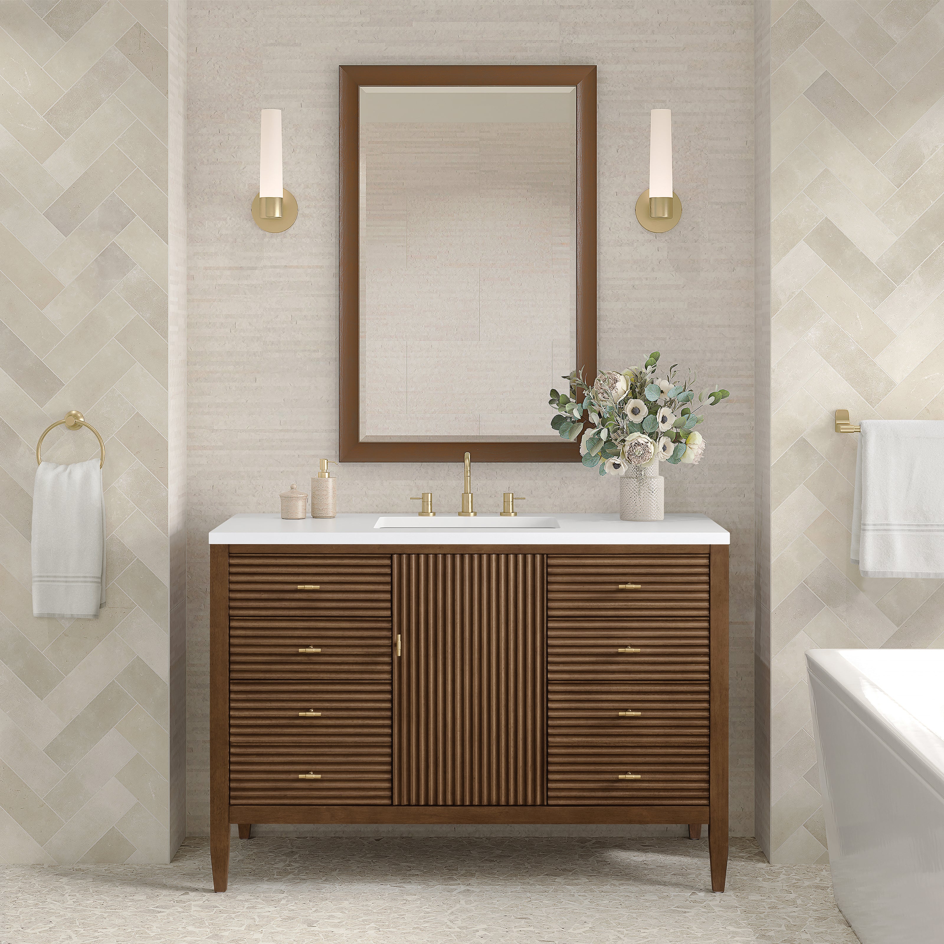 Myrrin 48" Single Vanity - 3cm Stone Top