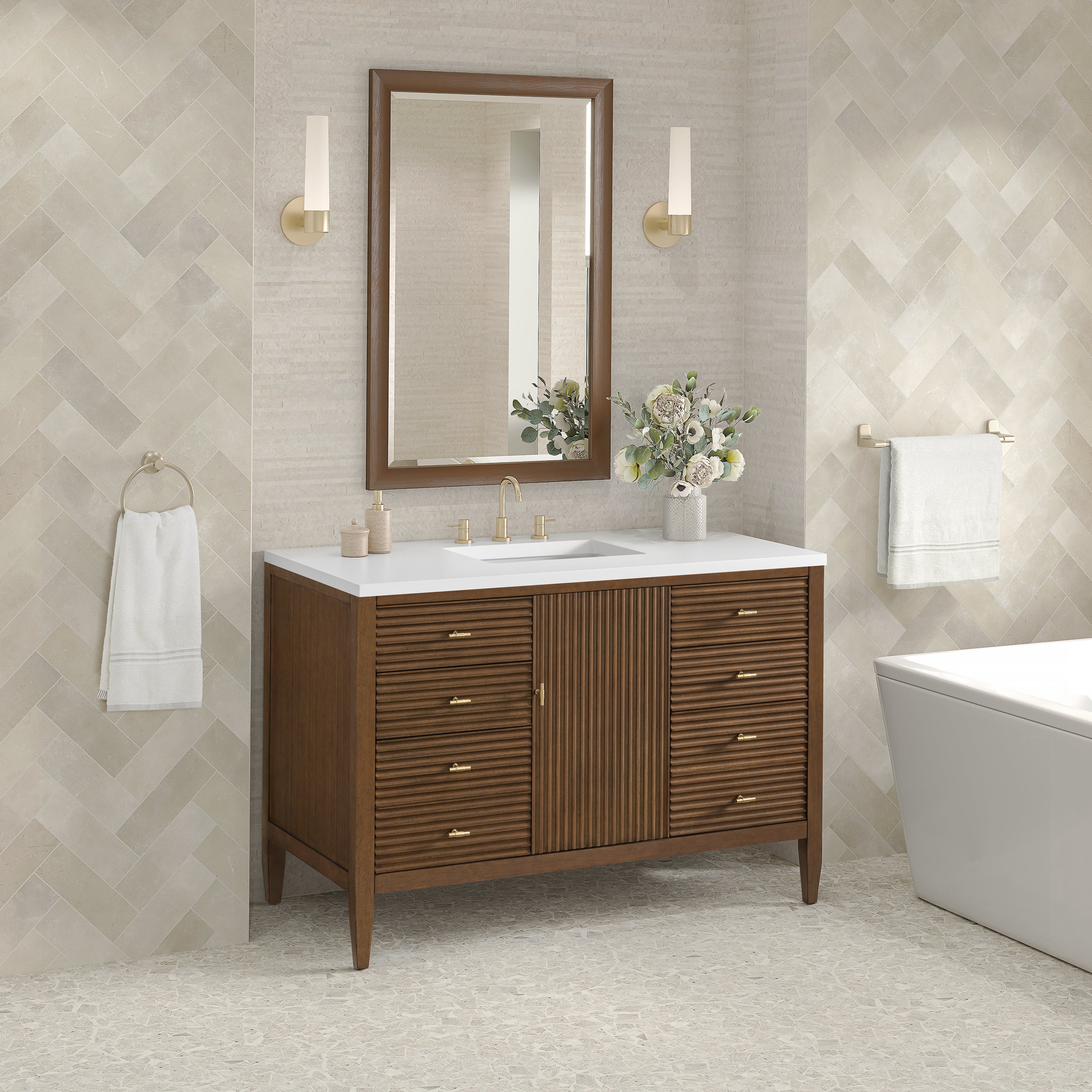 Myrrin 48" Single Vanity - 3cm Stone Top