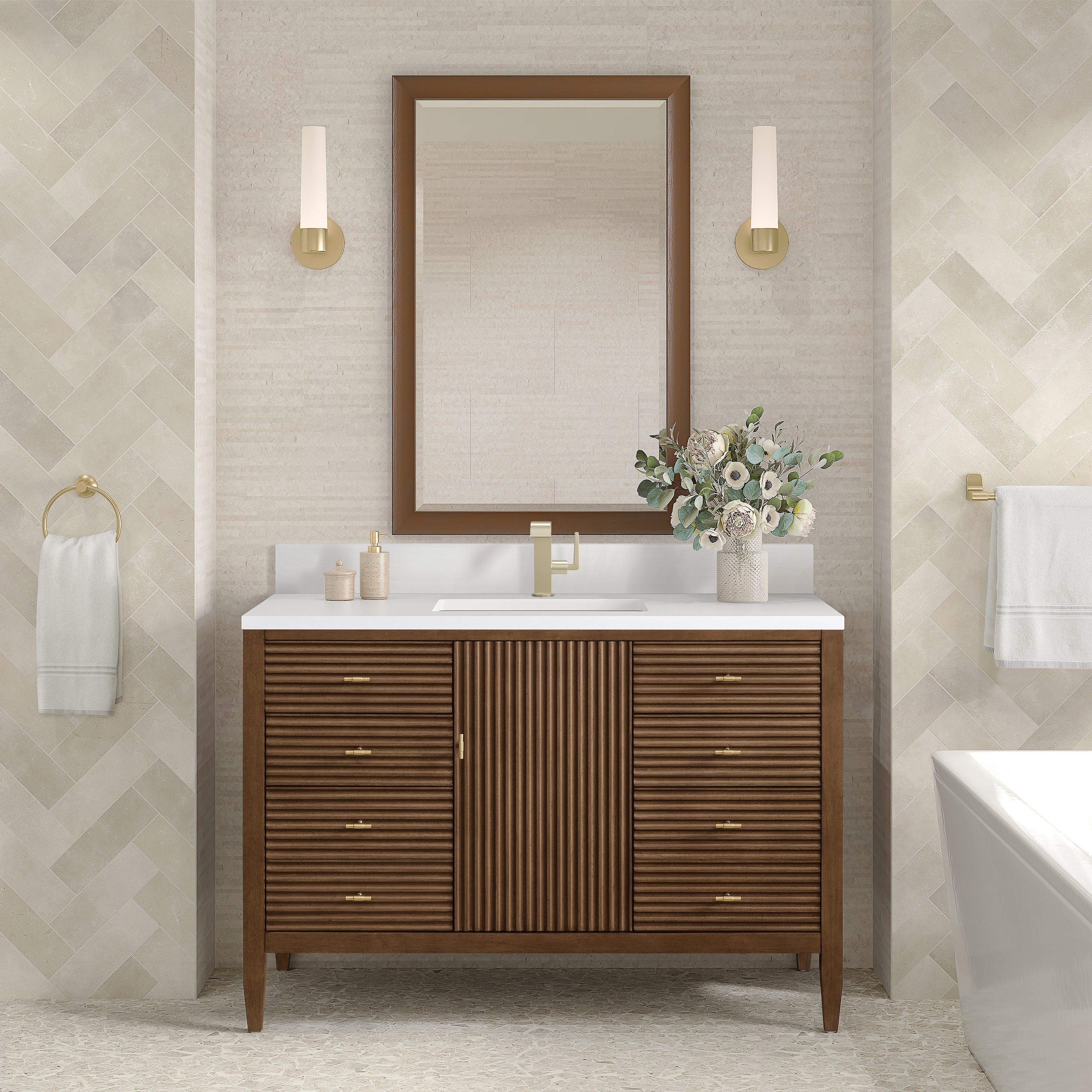 Myrrin 48" Single Vanity - 3cm Stone Top