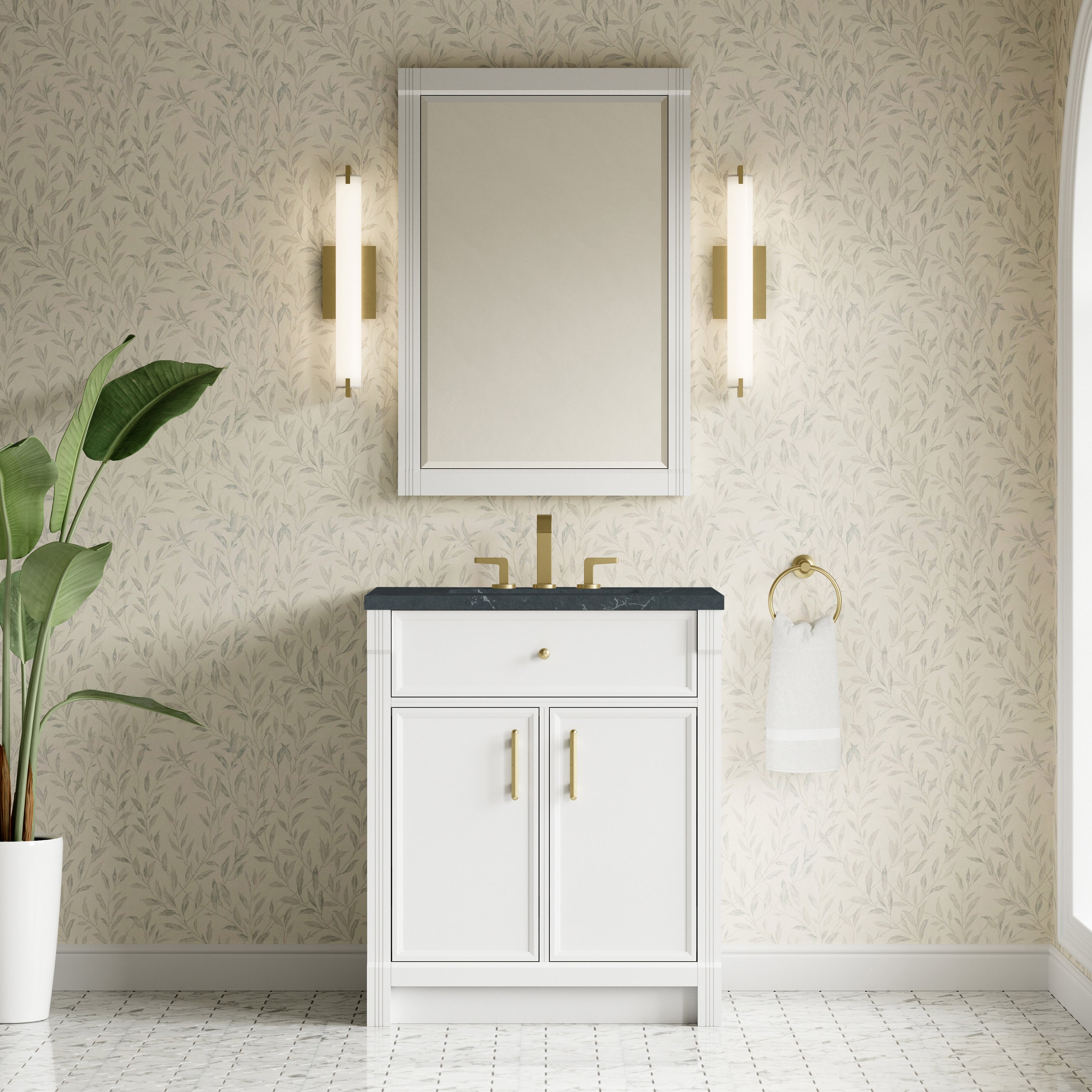 Bellshire 30" Single Vanity - 3cm Stone Top