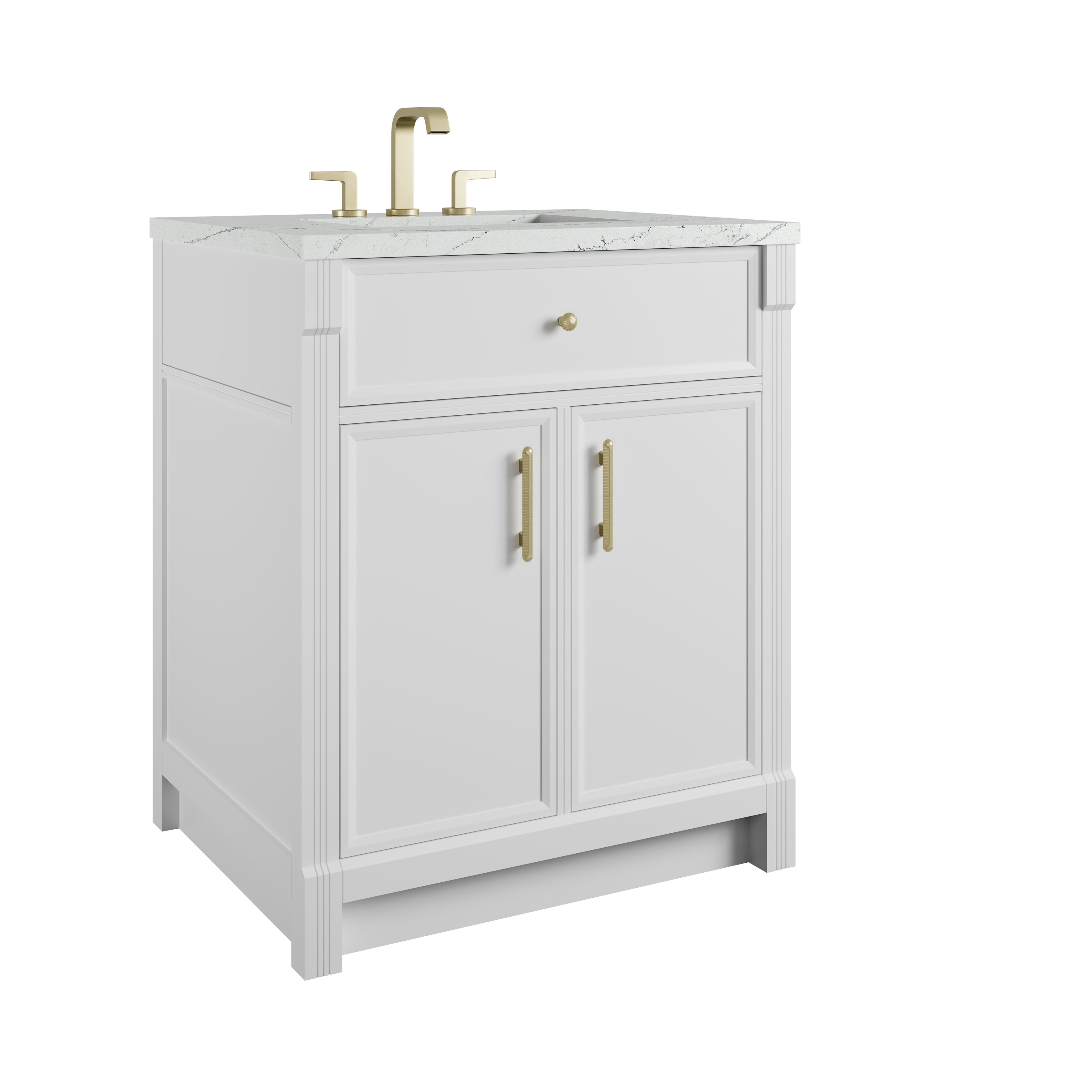 Bellshire 30" Single Vanity - 3cm Stone Top