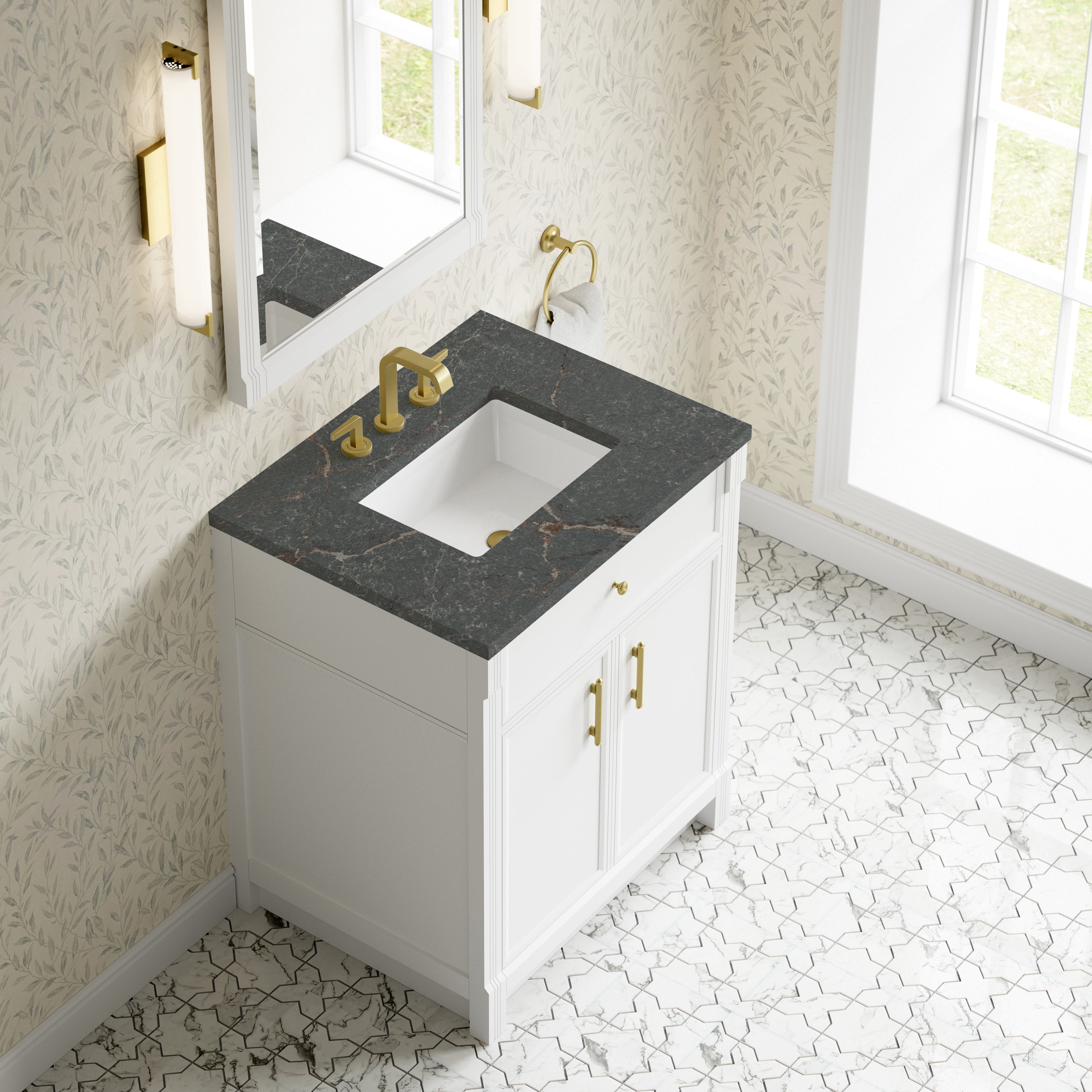 Bellshire 30" Single Vanity - 3cm Stone Top