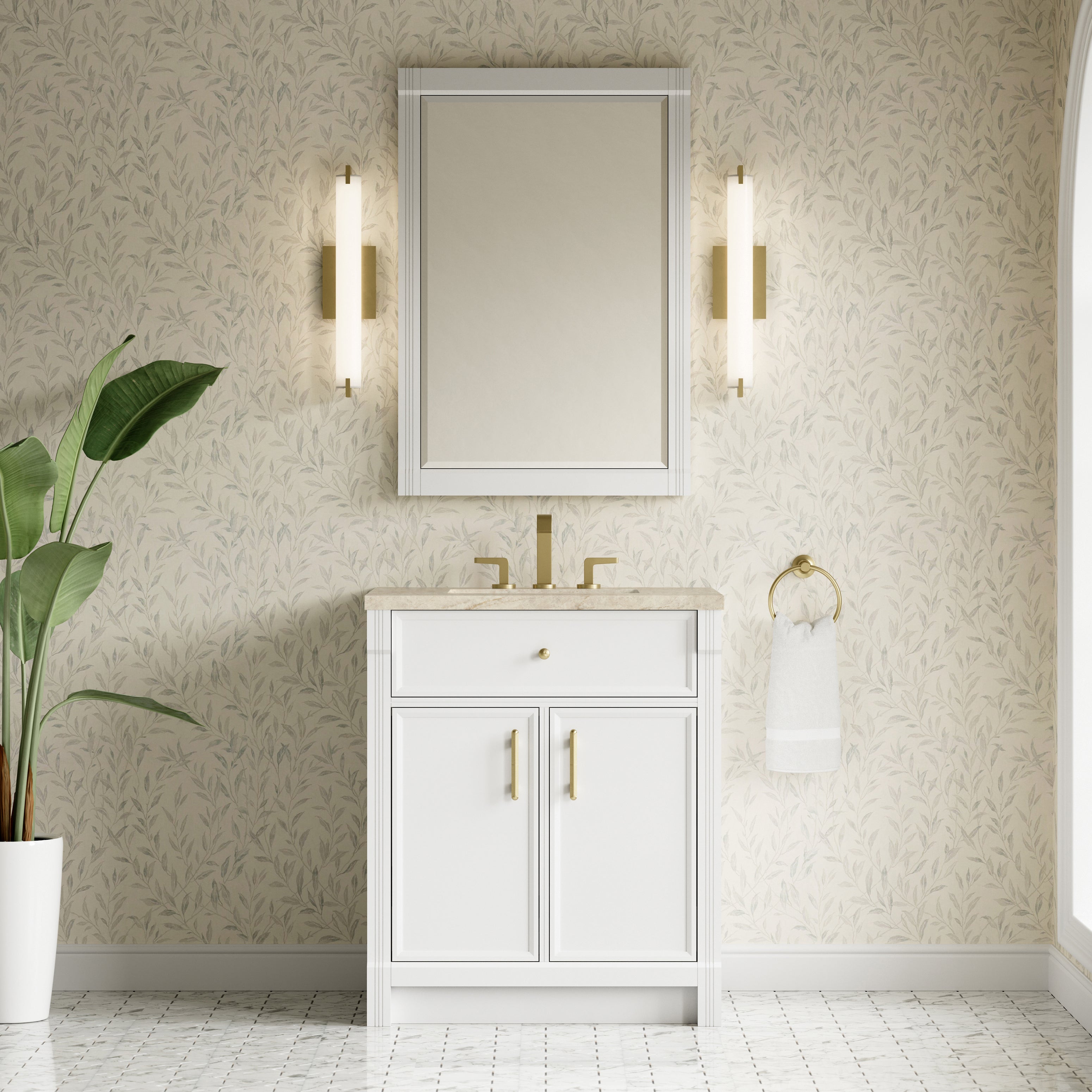 Bellshire 30" Single Vanity - 3cm Stone Top