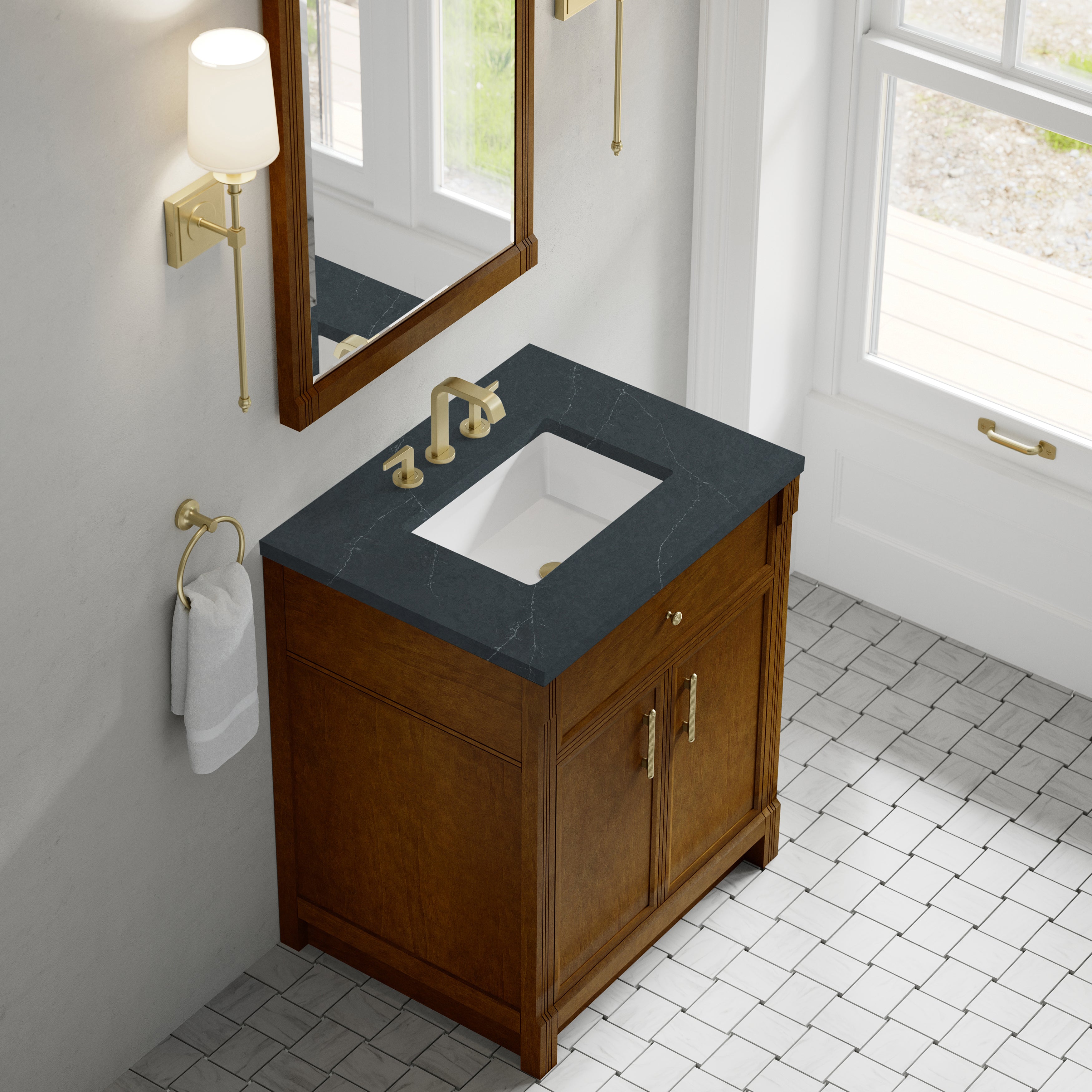Bellshire 30" Single Vanity - 3cm Stone Top
