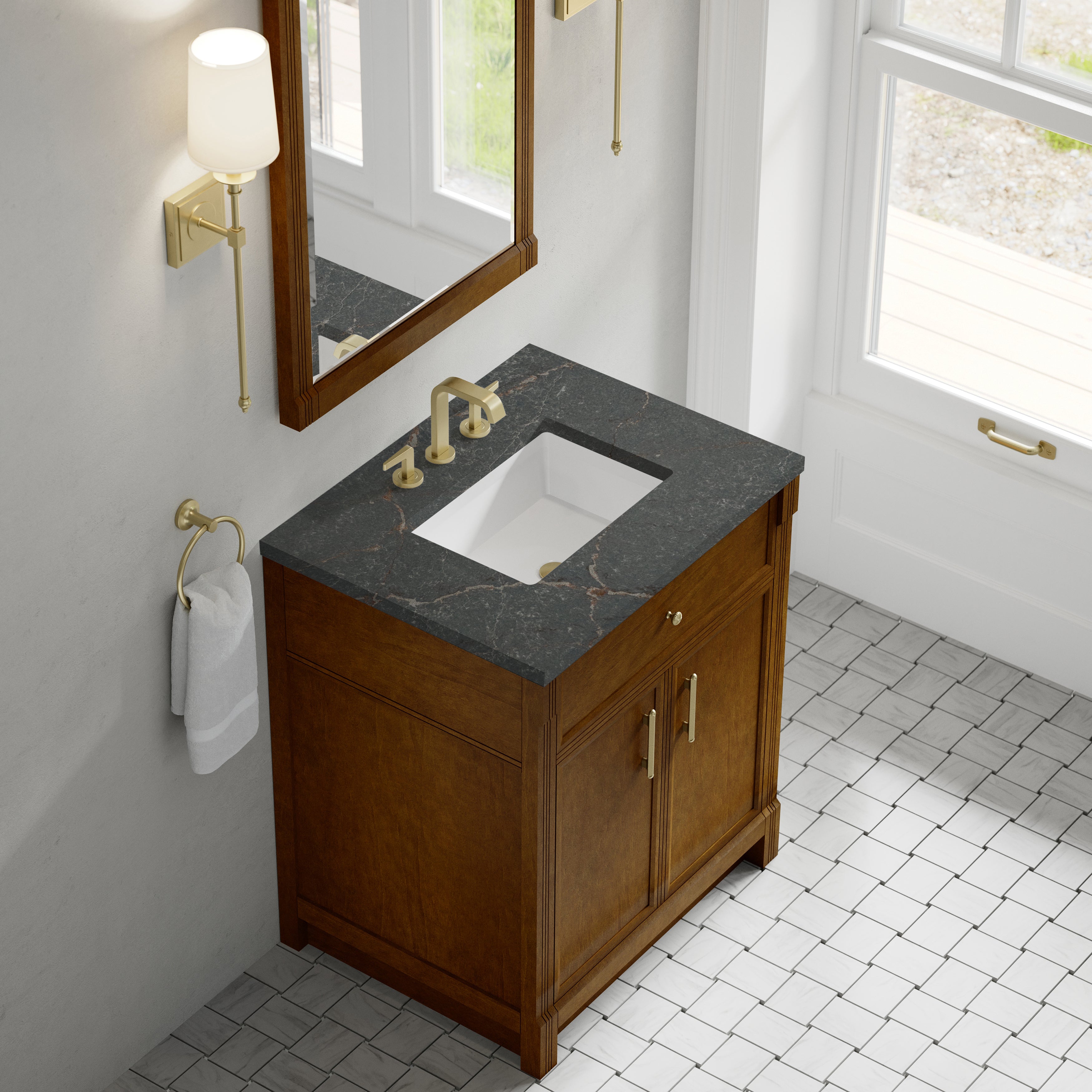 Bellshire 30" Single Vanity - 3cm Stone Top