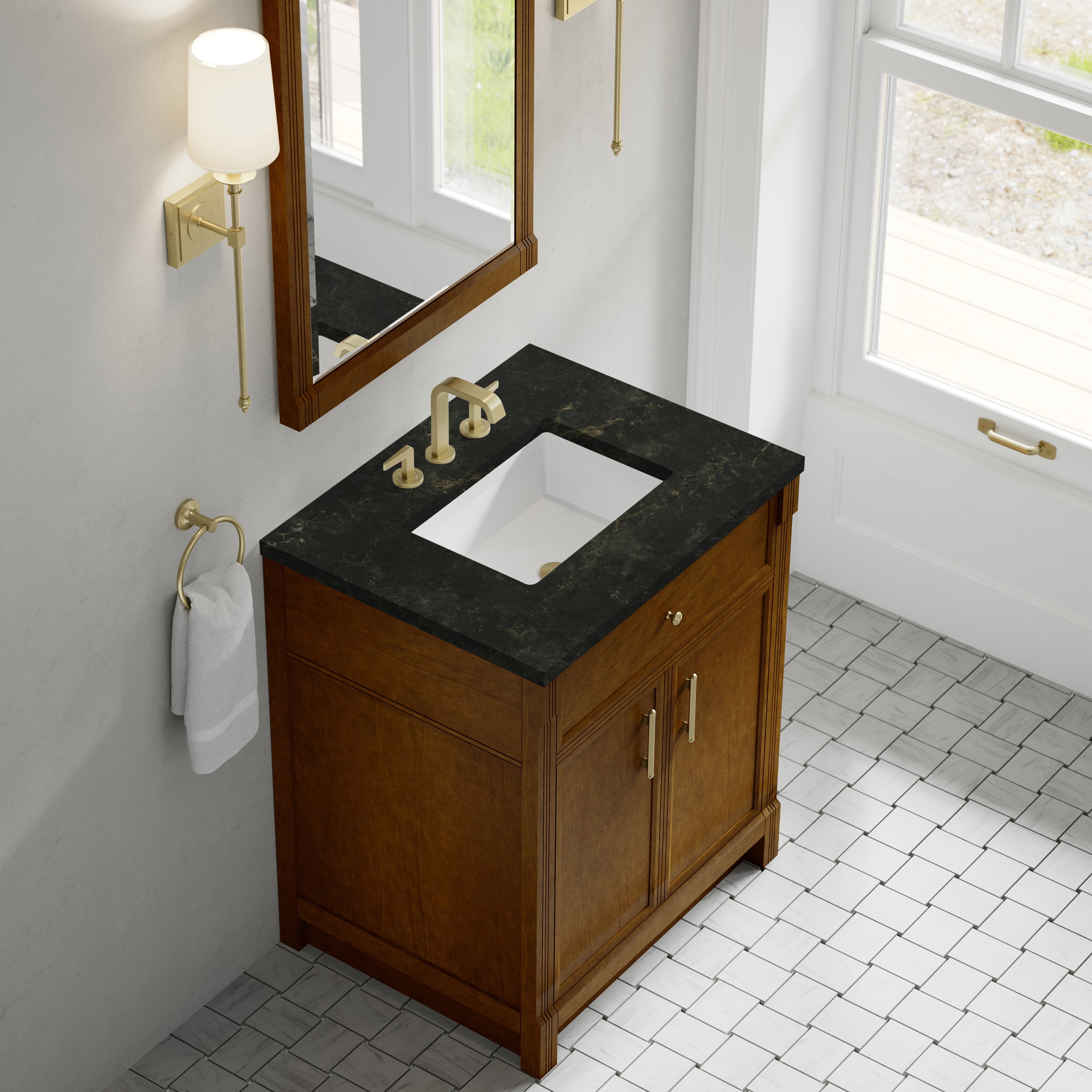 Bellshire 30" Single Vanity - 3cm Stone Top
