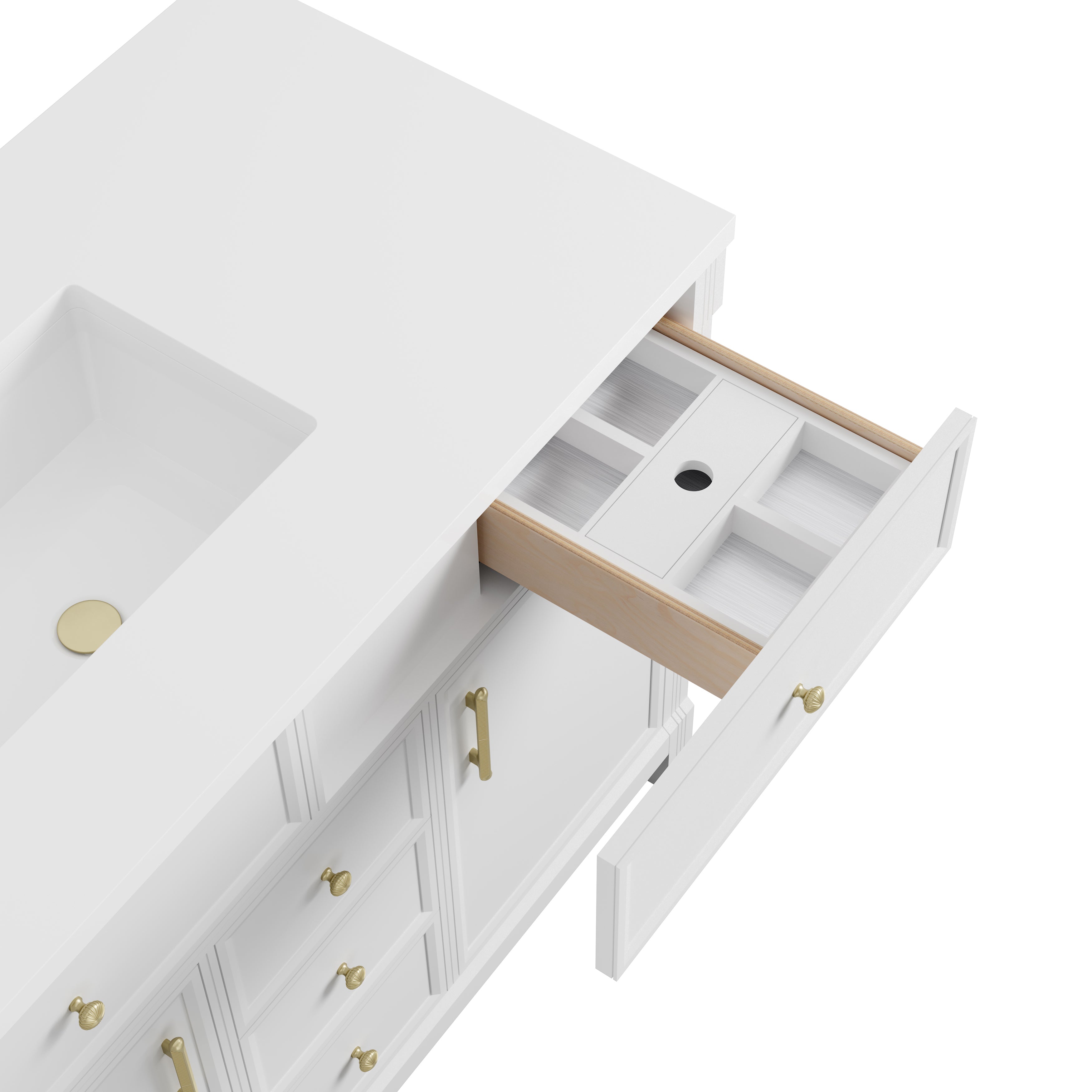 Bellshire 48" Single Vanity - 3cm Stone Top