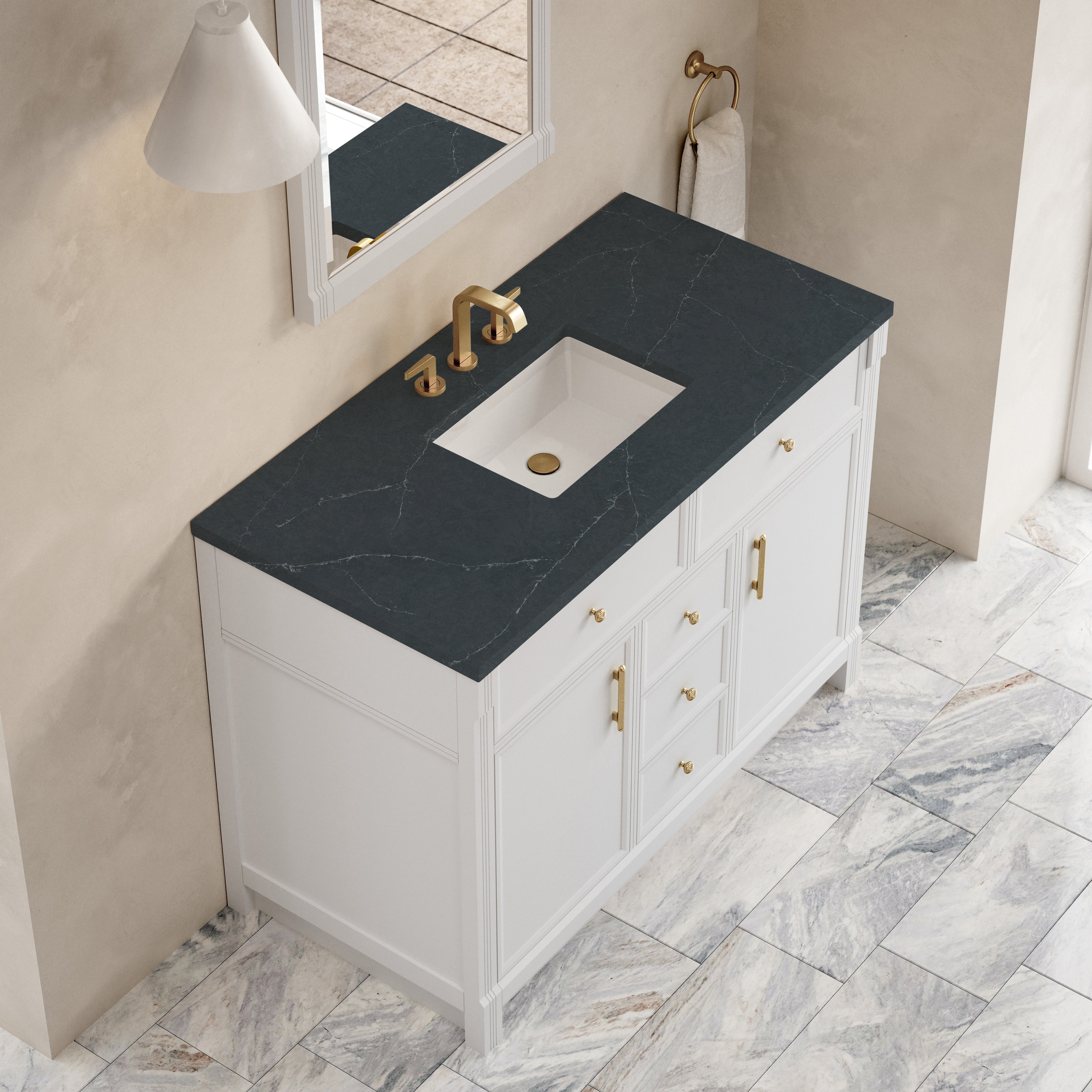 Bellshire 48" Single Vanity - 3cm Stone Top