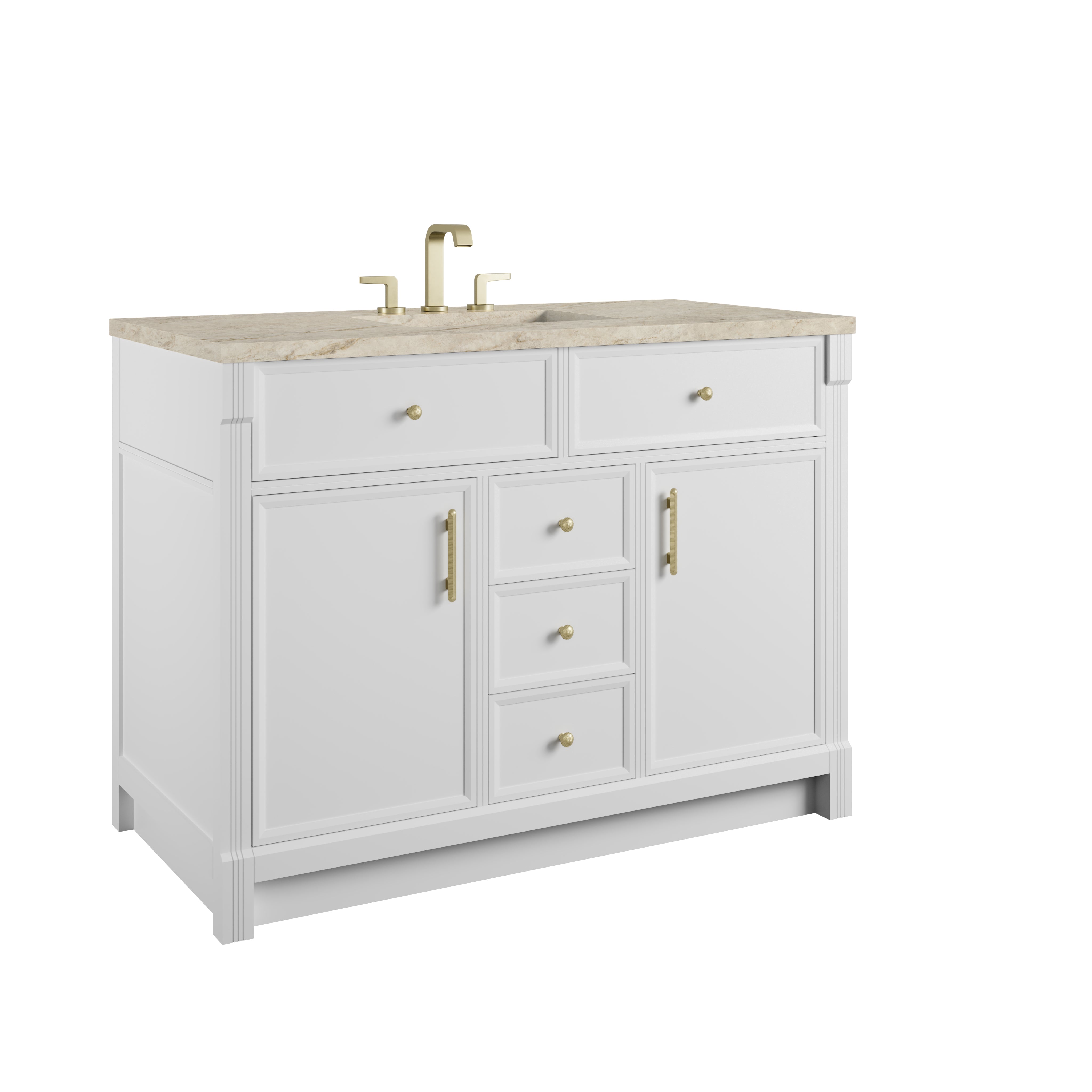 Bellshire 48" Single Vanity - 3cm Stone Top