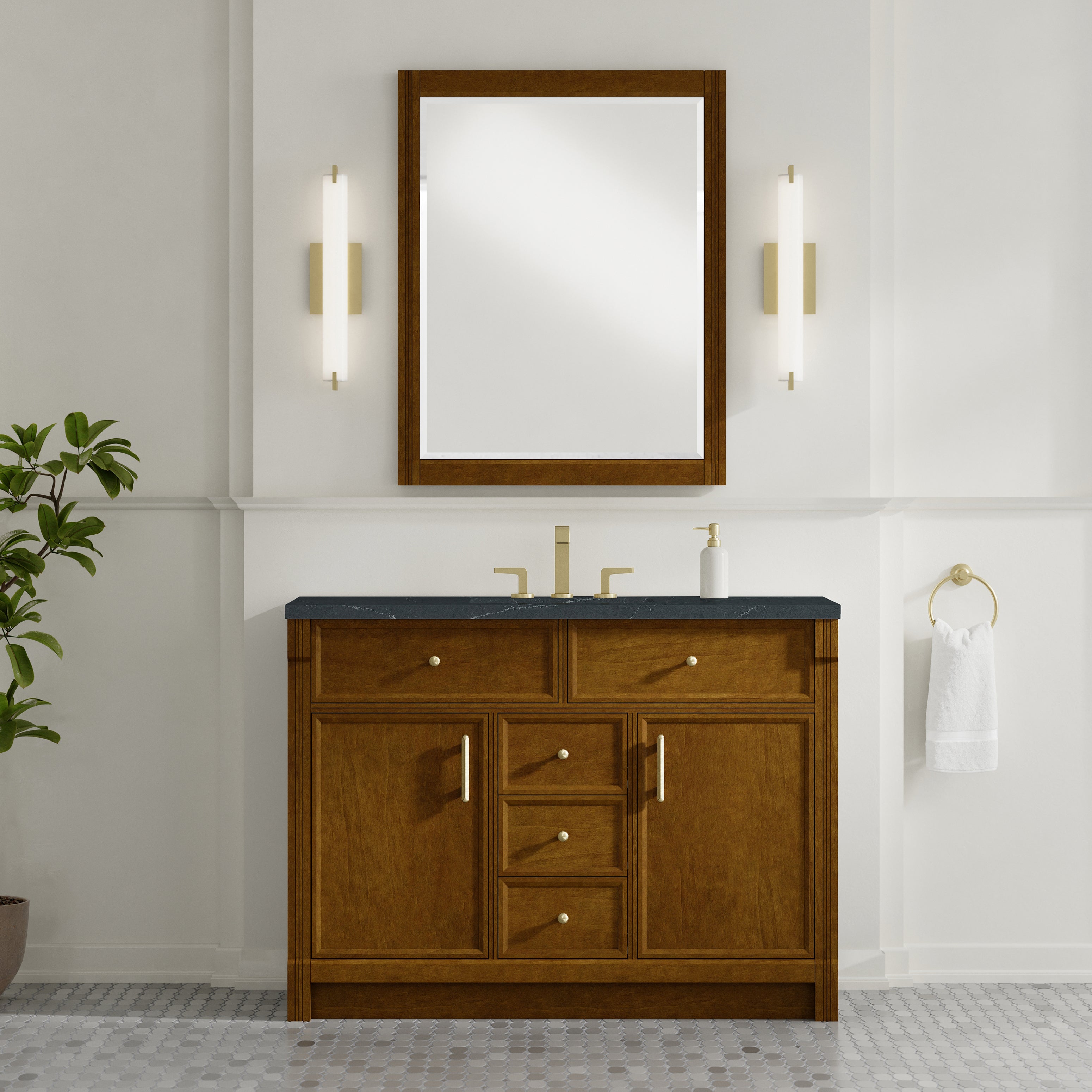 Bellshire 48" Single Vanity - 3cm Stone Top