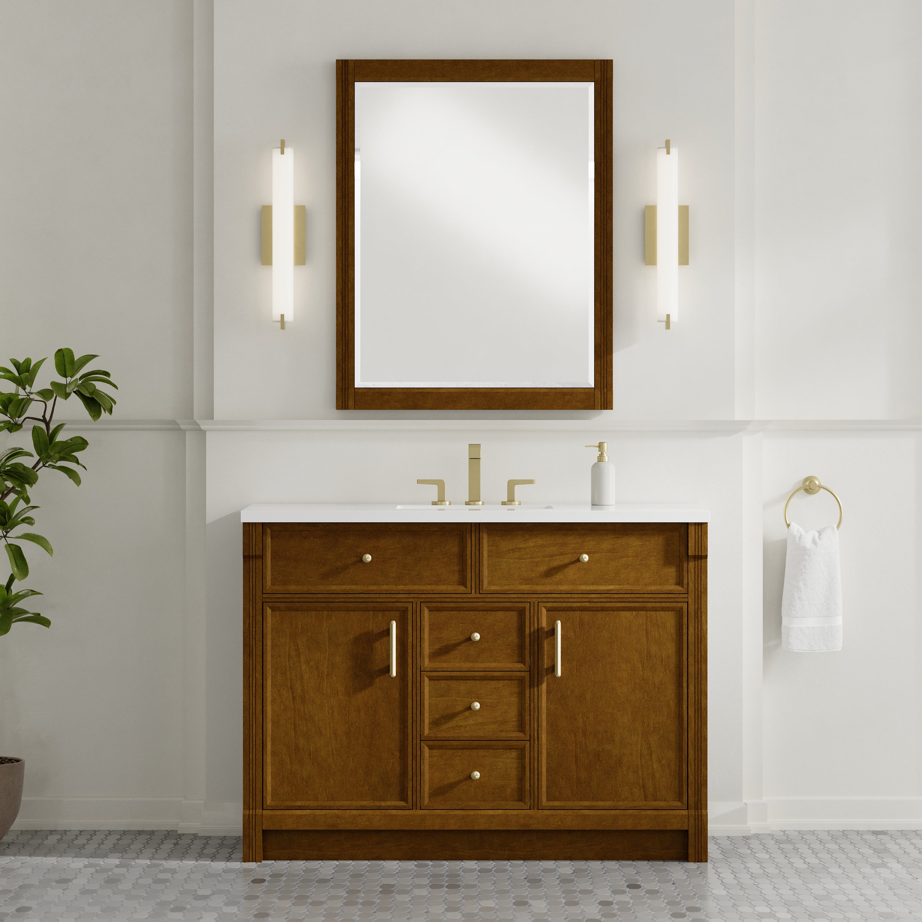 Bellshire 48" Single Vanity - 3cm Stone Top