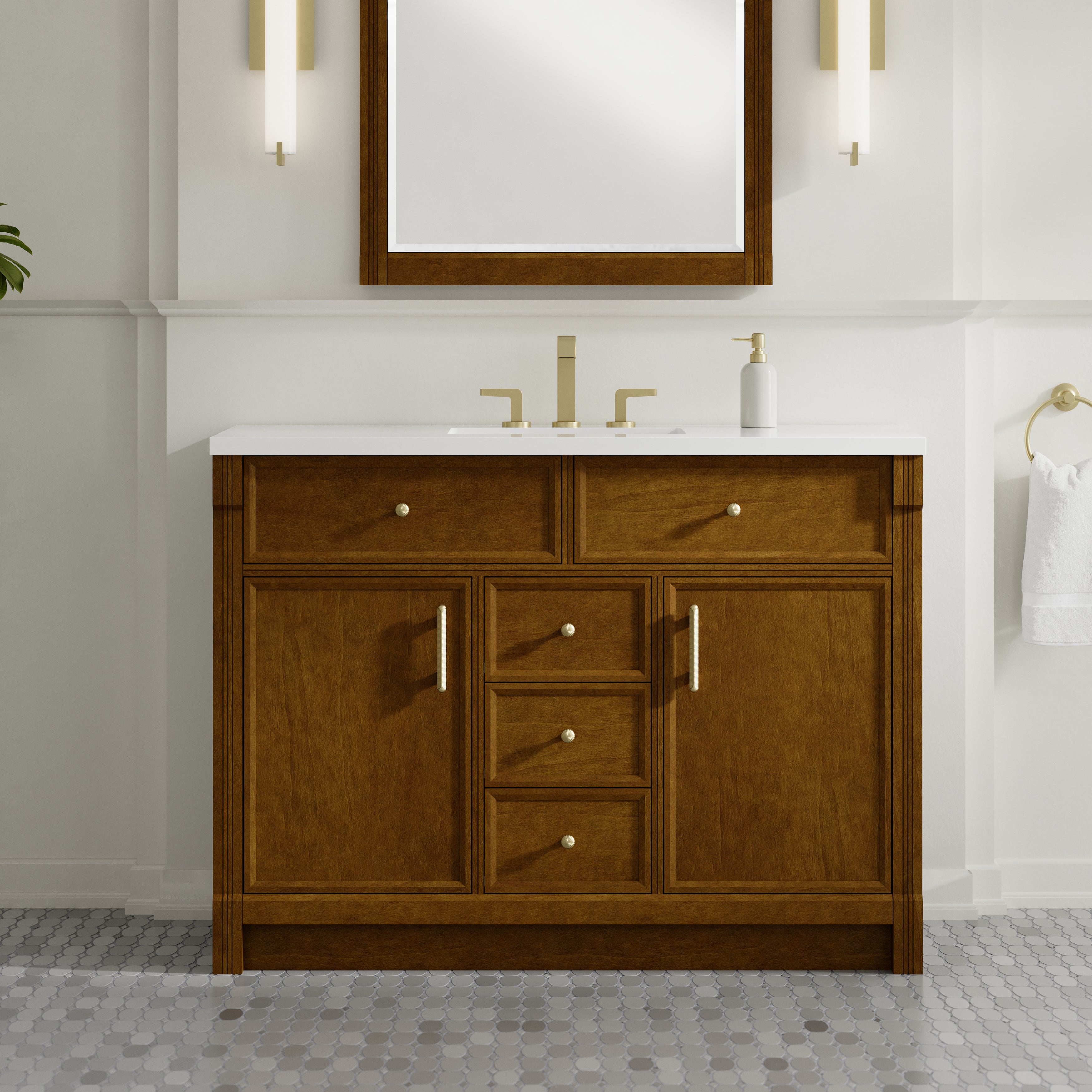 Bellshire 48" Single Vanity - 3cm Stone Top