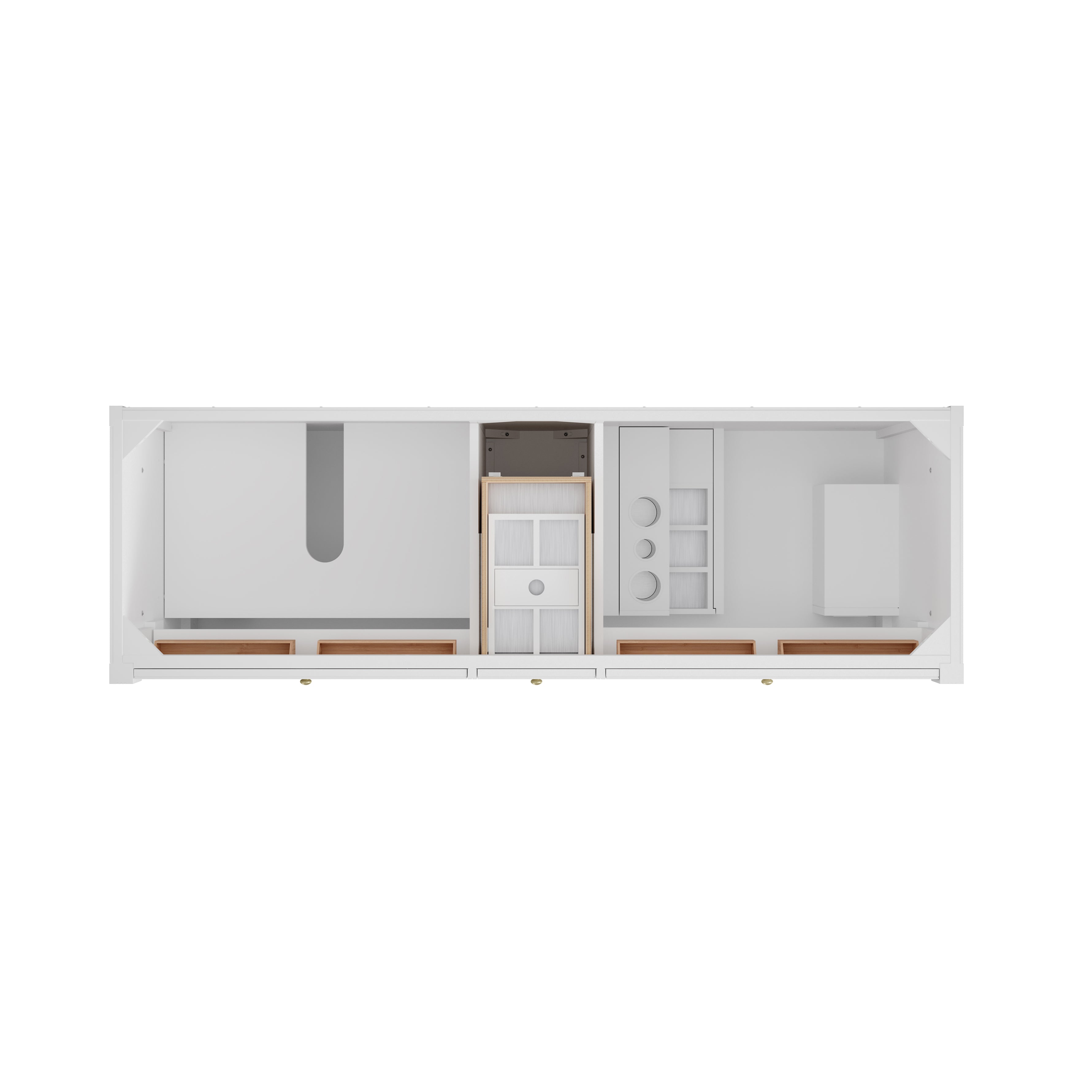 Bellshire 72" Double Vanity - 3cm Stone Top