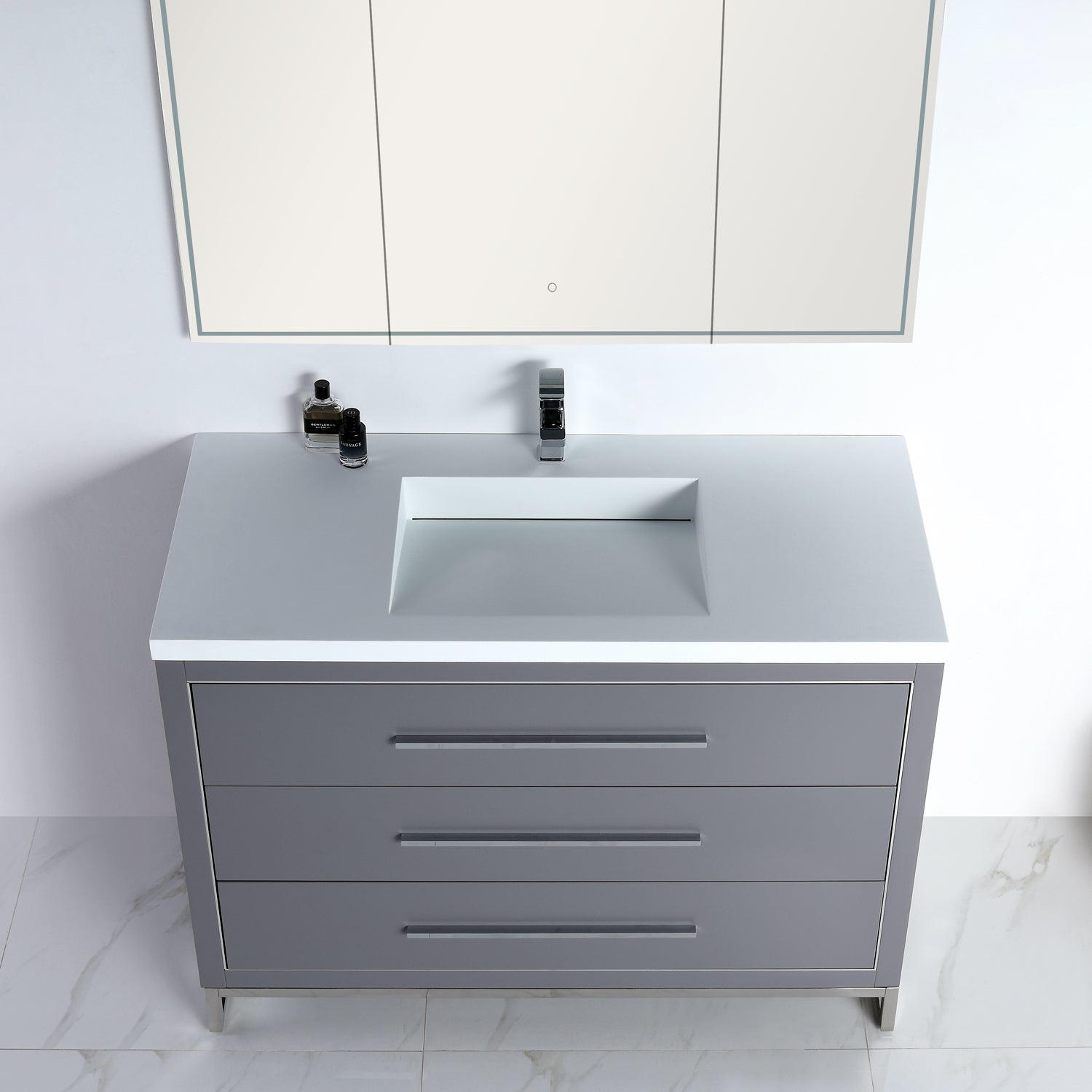 Adrian 49" Vanity - Integrated Infinity Top