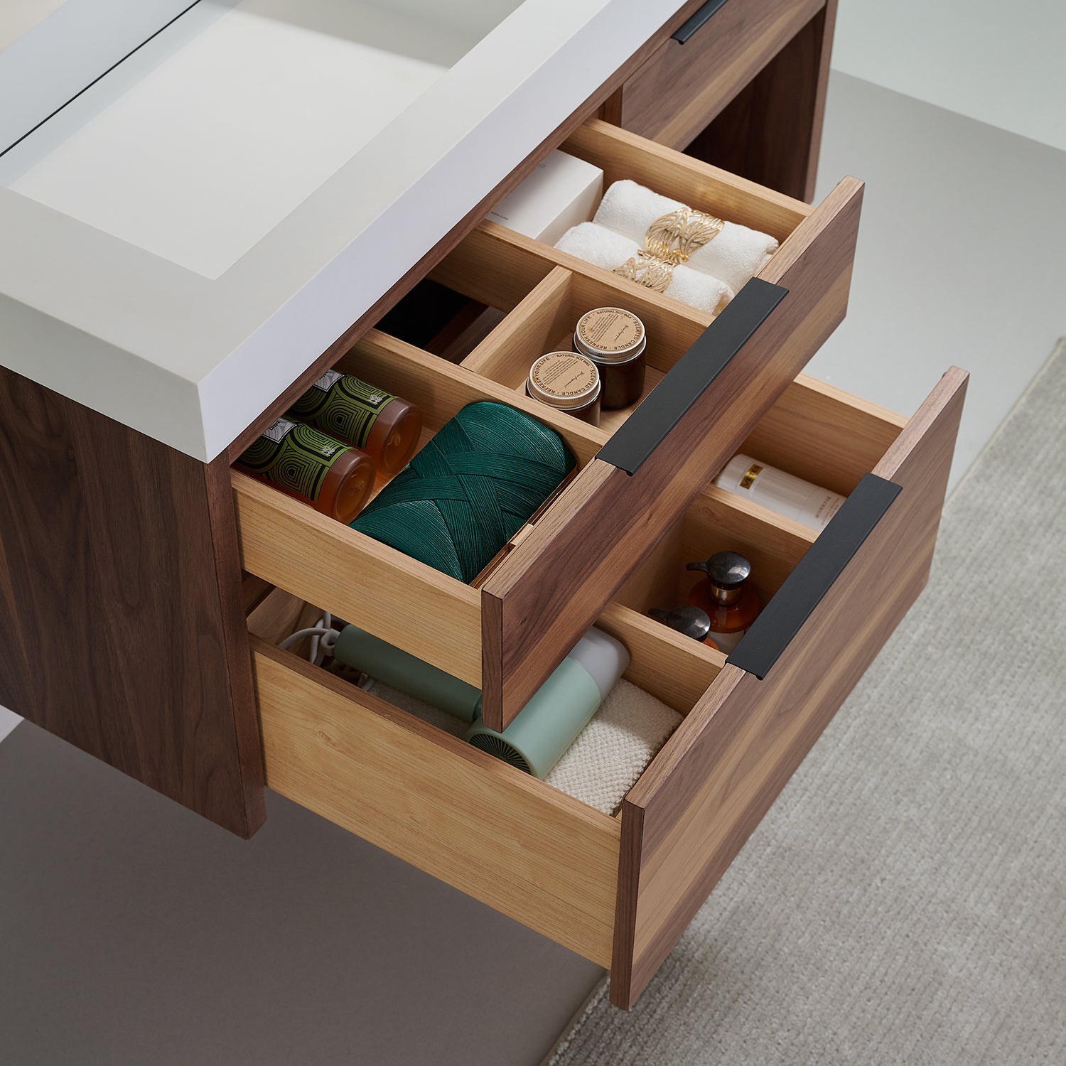 Collins 42" Vanity - Integrated Infinity Top