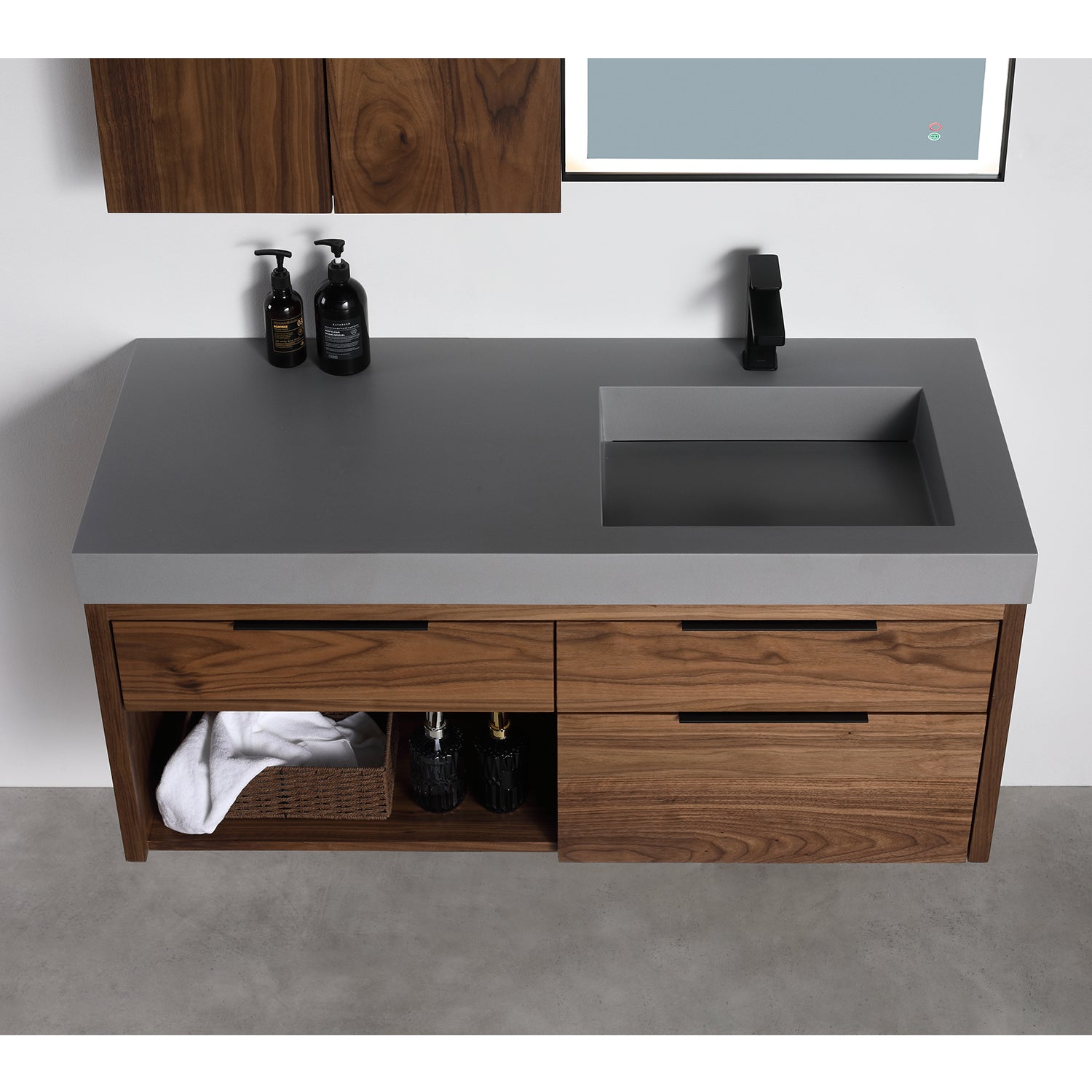 Collins 48" Vanity - Integrated Infinity Top