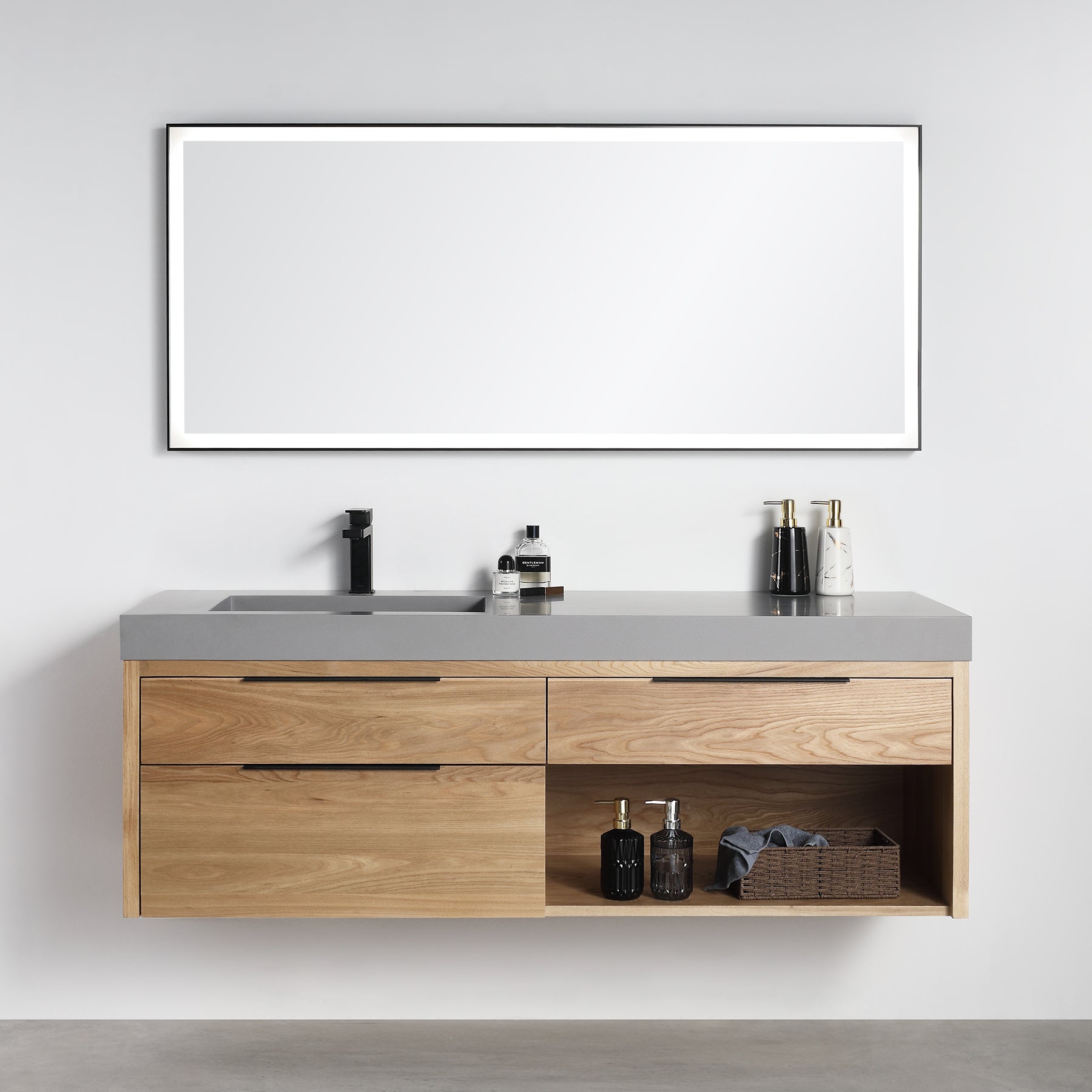 Vanity Collins 60 - Integrated Solid Surface - Infinity