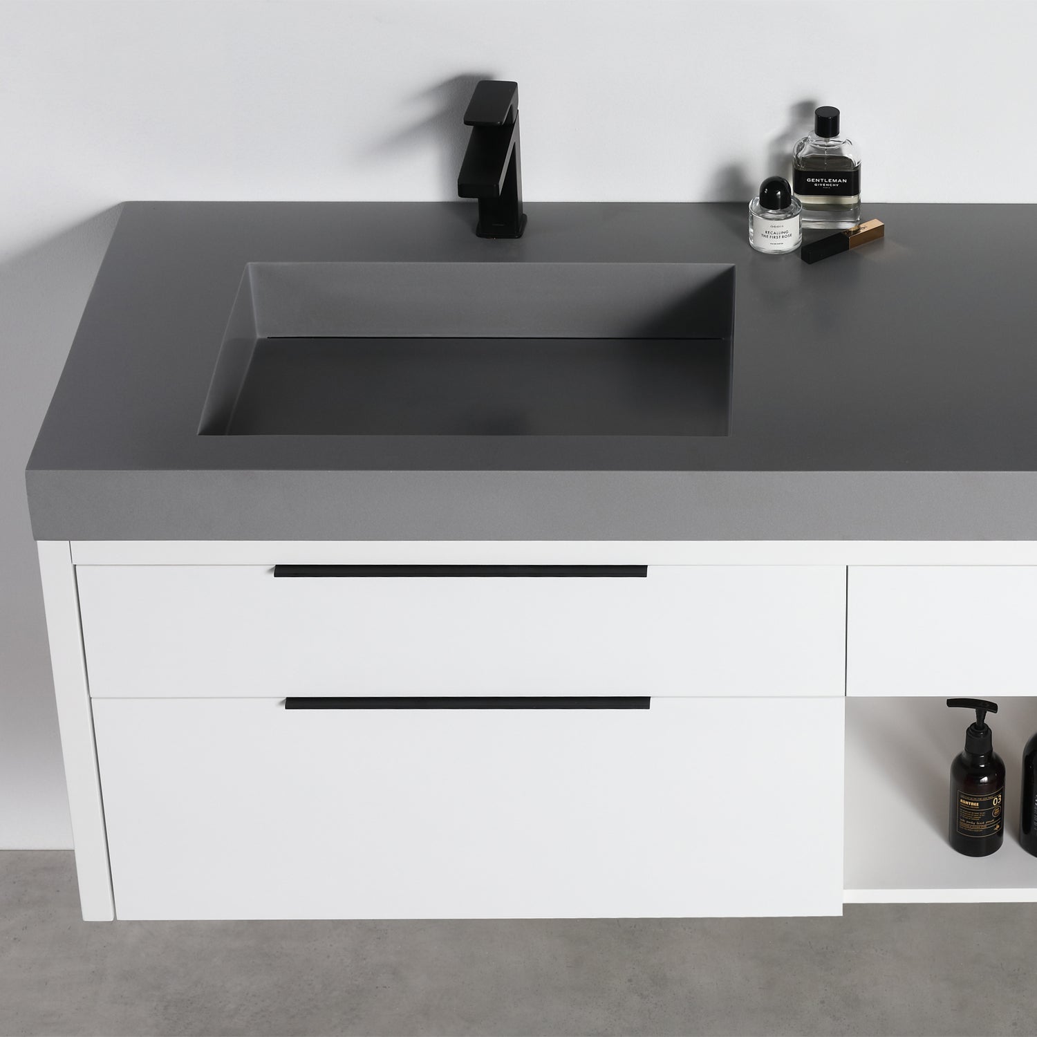 Vanity Collins 60 - Integrated Solid Surface - Infinity