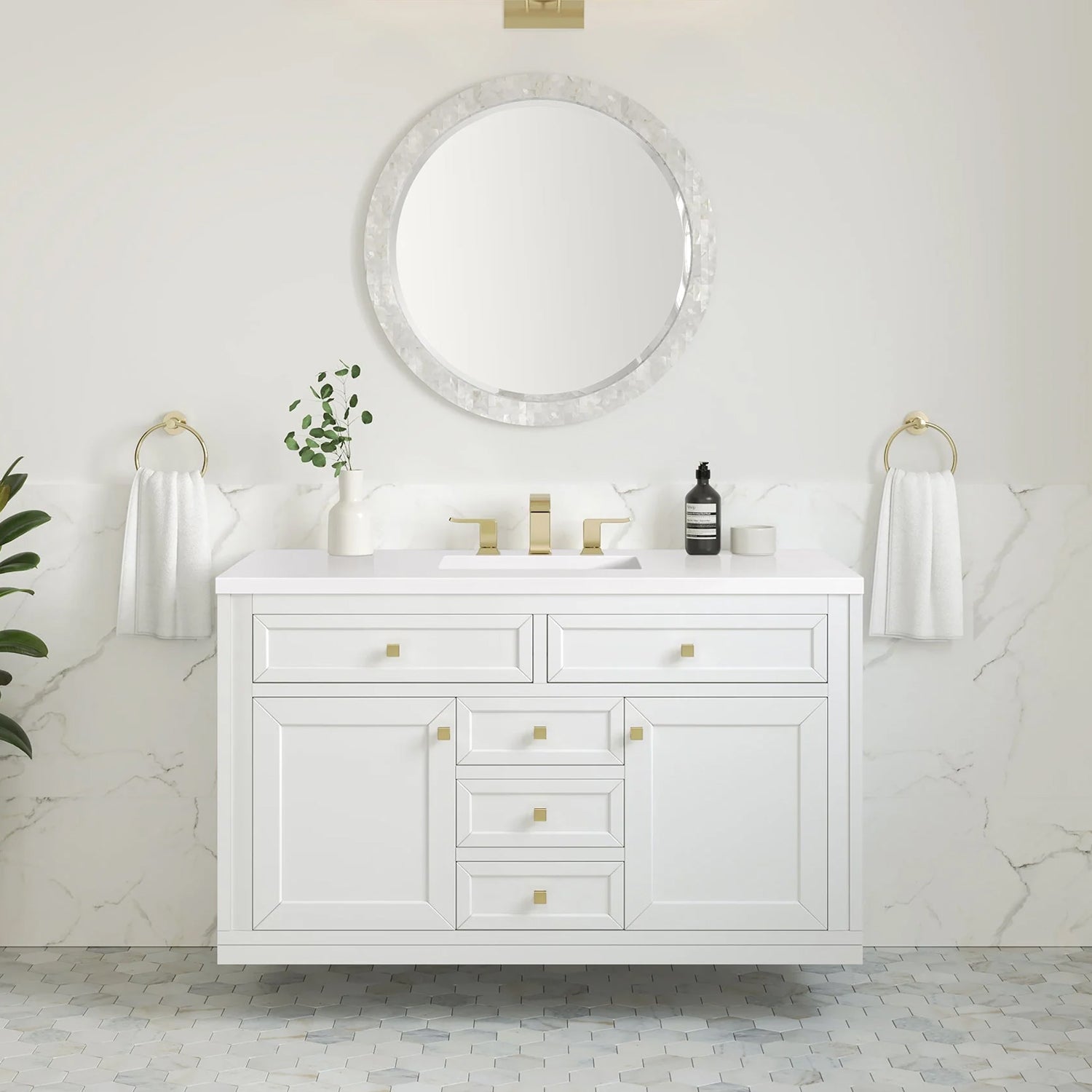 Vanity Chicago 48 - 3cm Silestone Top