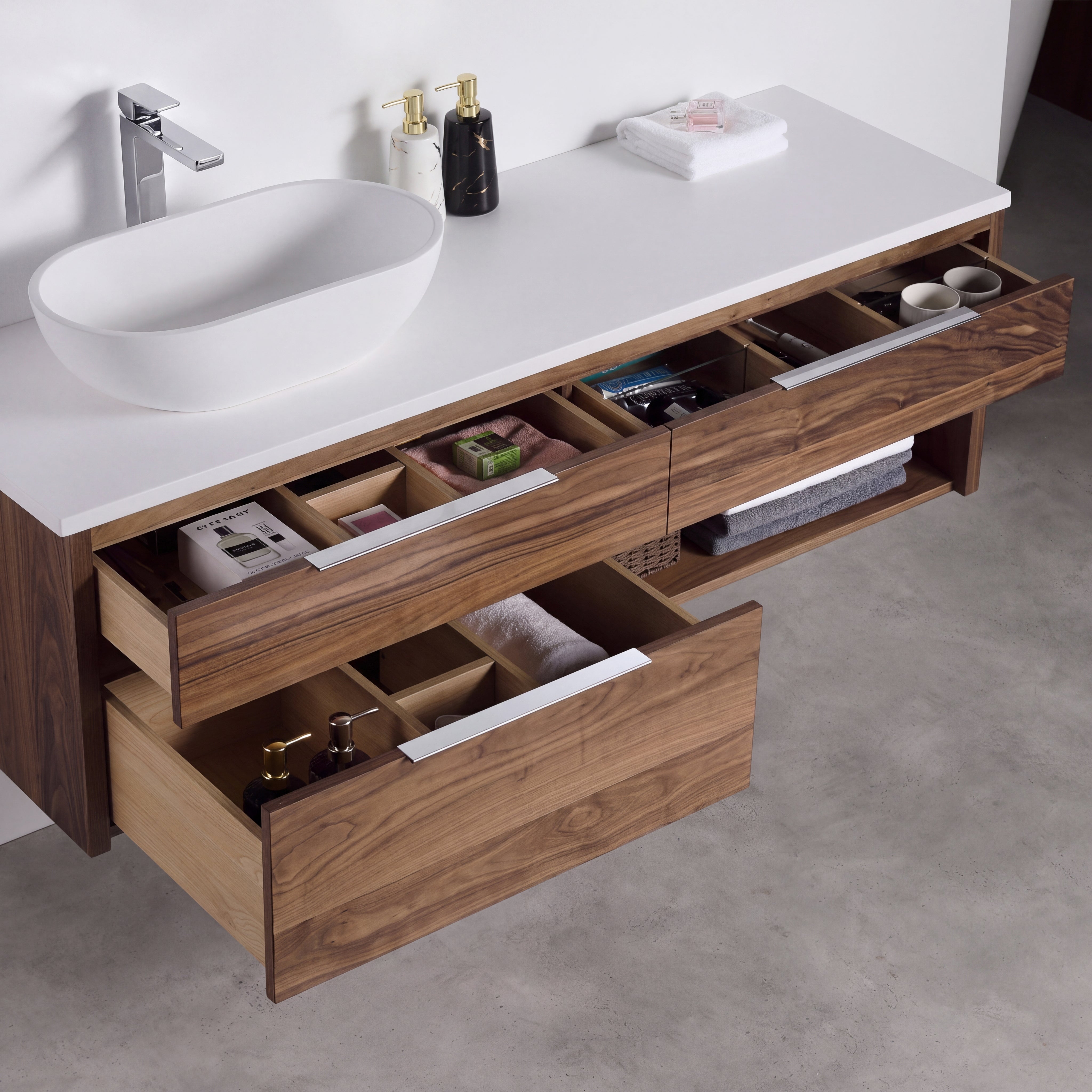 Collins 60" Vanity - Vessel Sink
