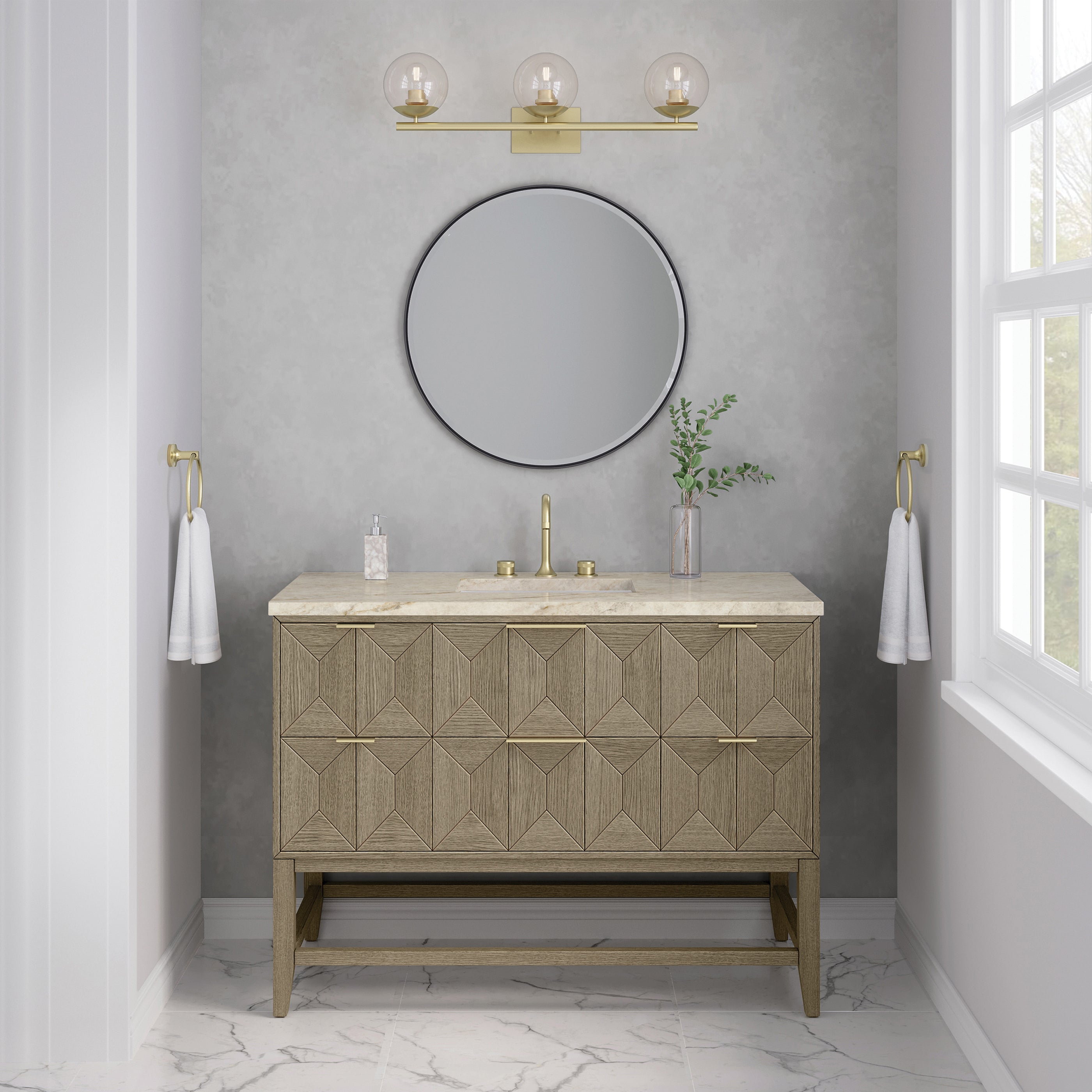 Emmeline 48" Single Vanity - 3cm Silestone Top