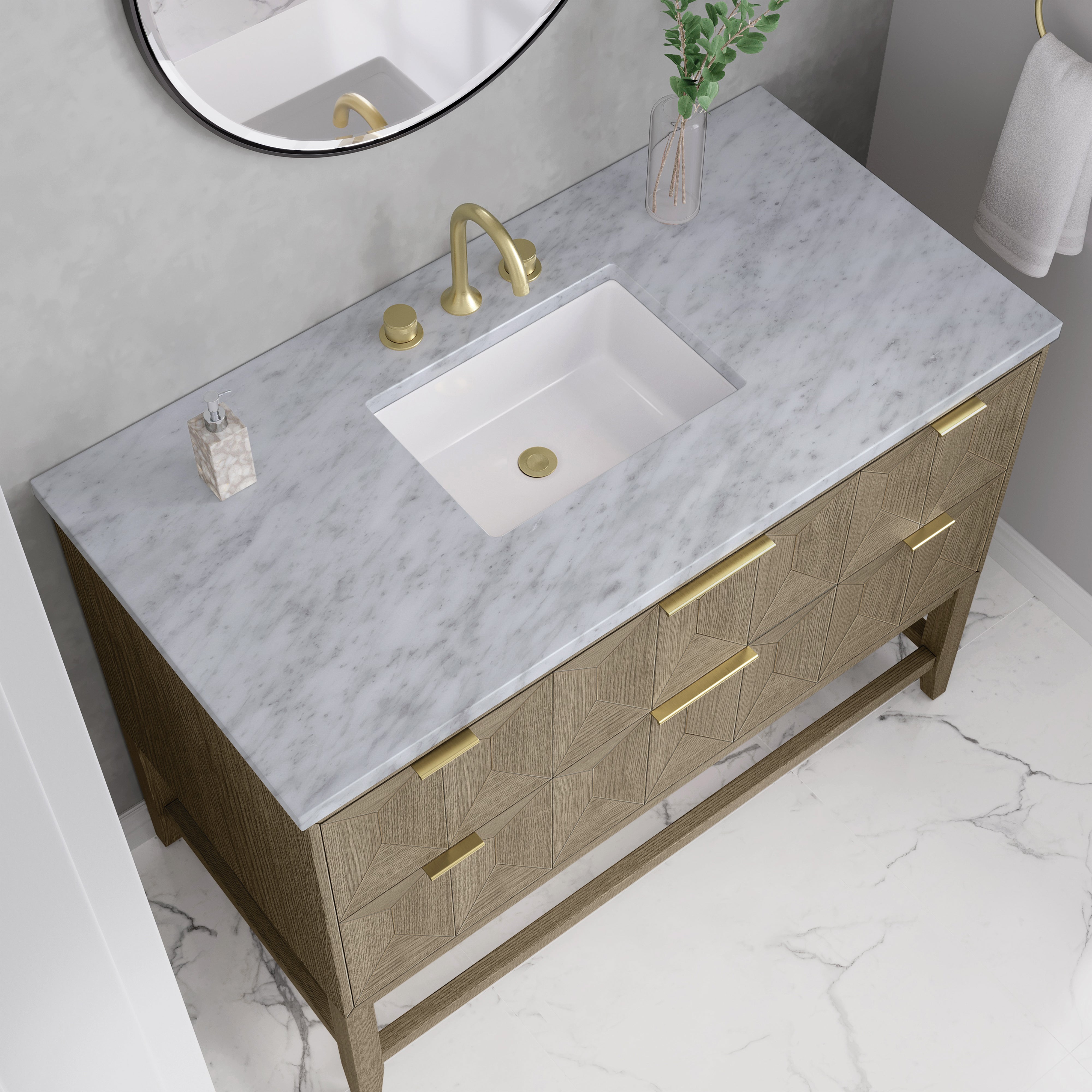 Emmeline 48" Single Vanity - 3cm Silestone Top