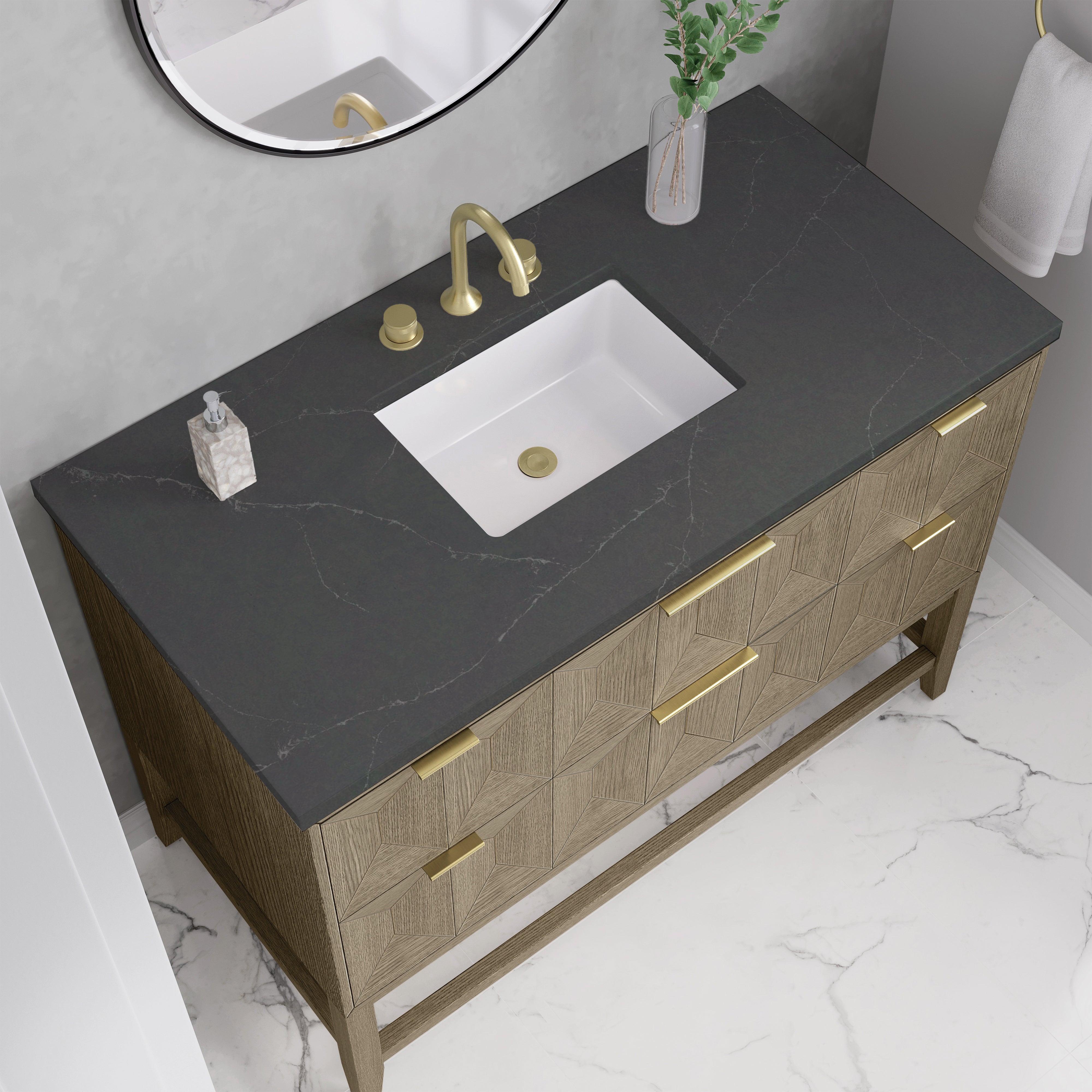 Emmeline 48" Single Vanity - 3cm Silestone Top