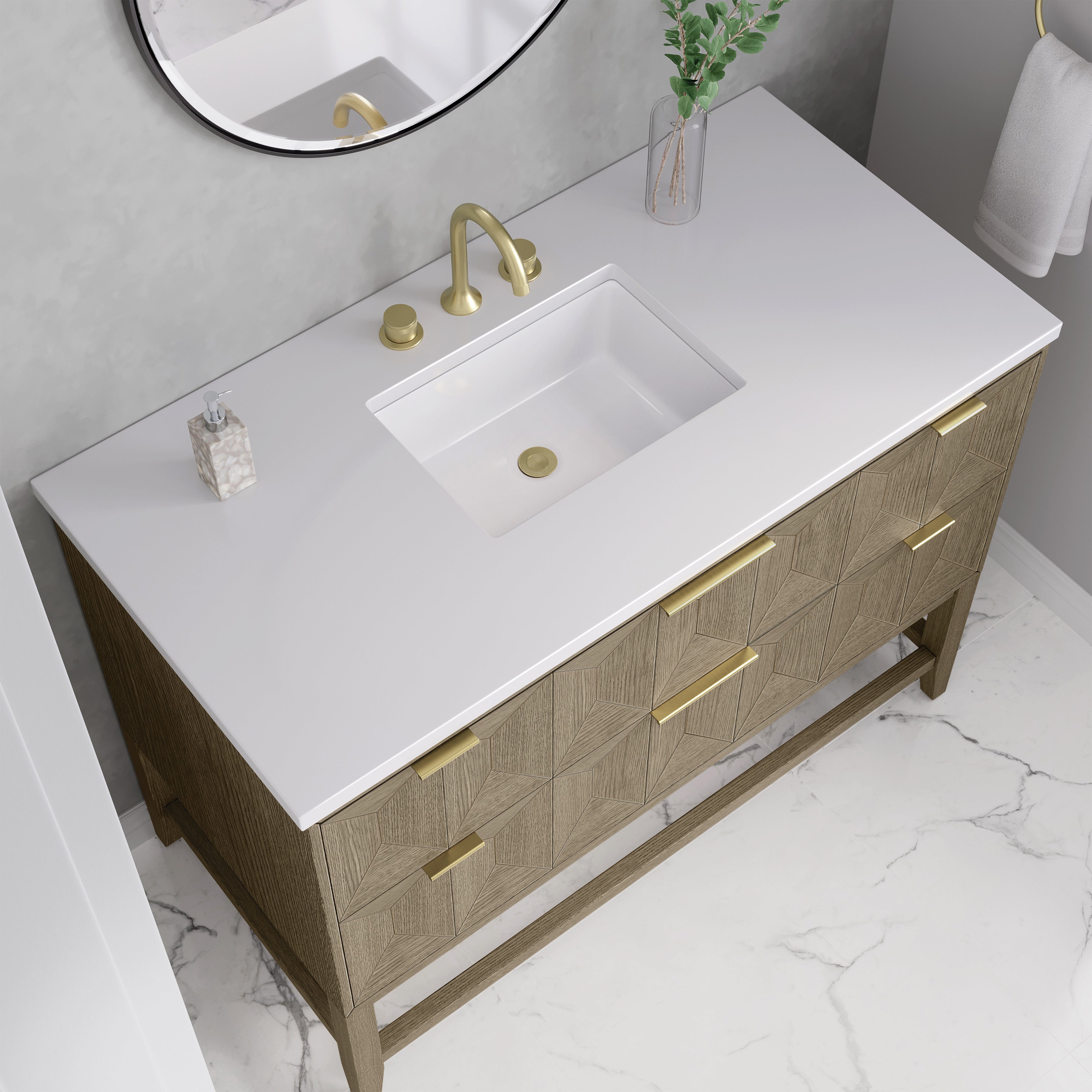 Emmeline 48" Single Vanity - 3cm Silestone Top