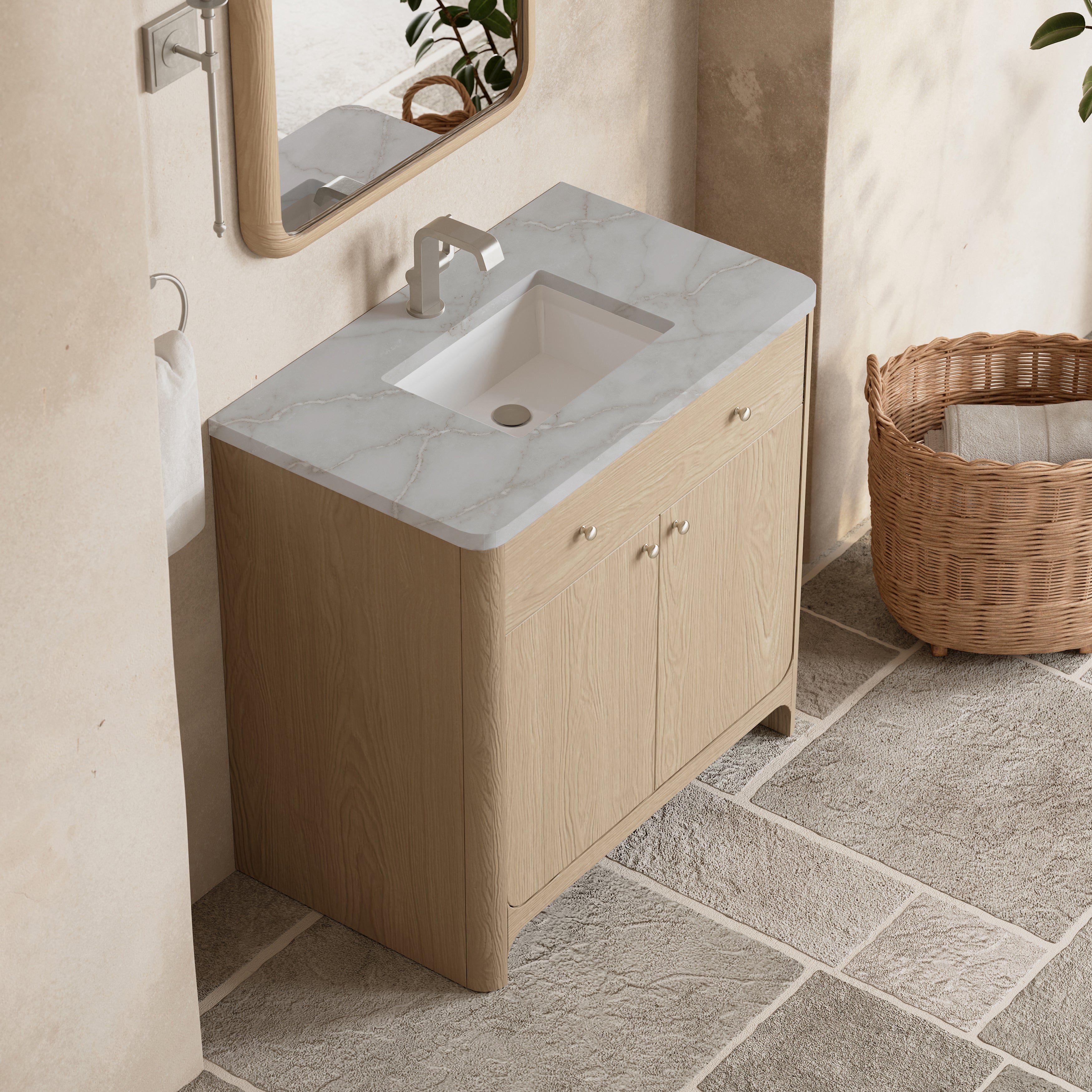 Gracyn 36" Single Vanity - 3cm Stone Top