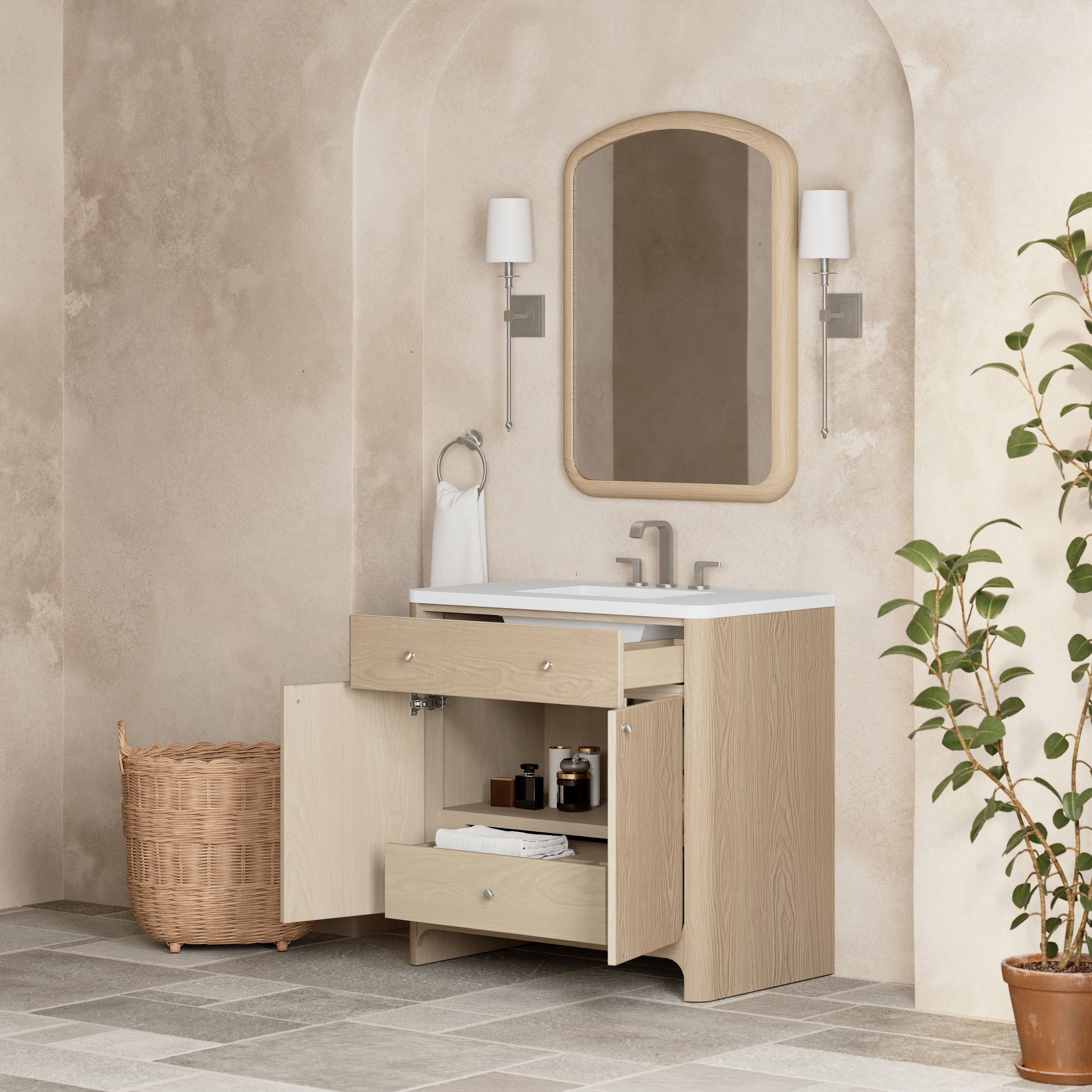 Gracyn 36" Single Vanity - 3cm Stone Top