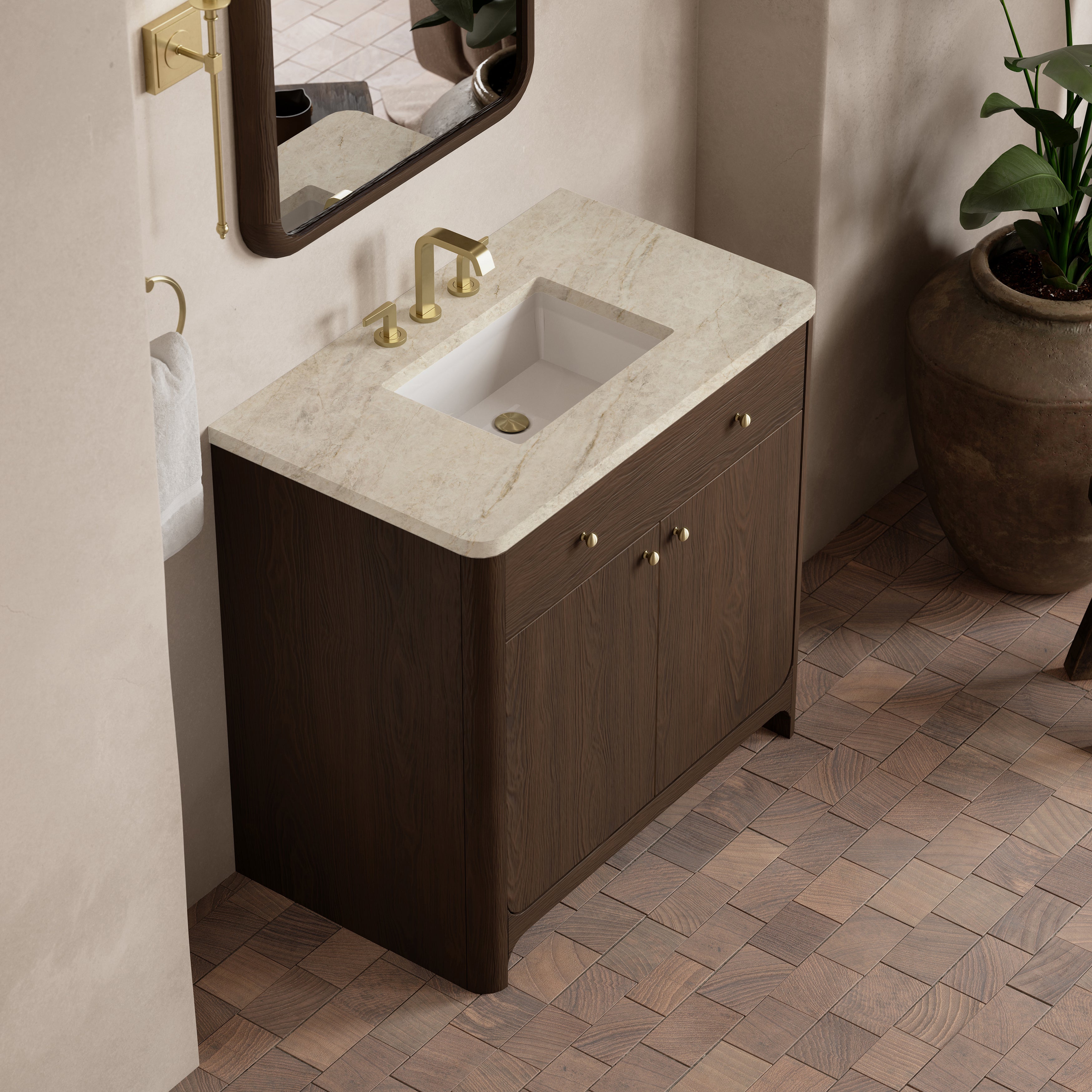 Gracyn 36" Single Vanity - 3cm Stone Top