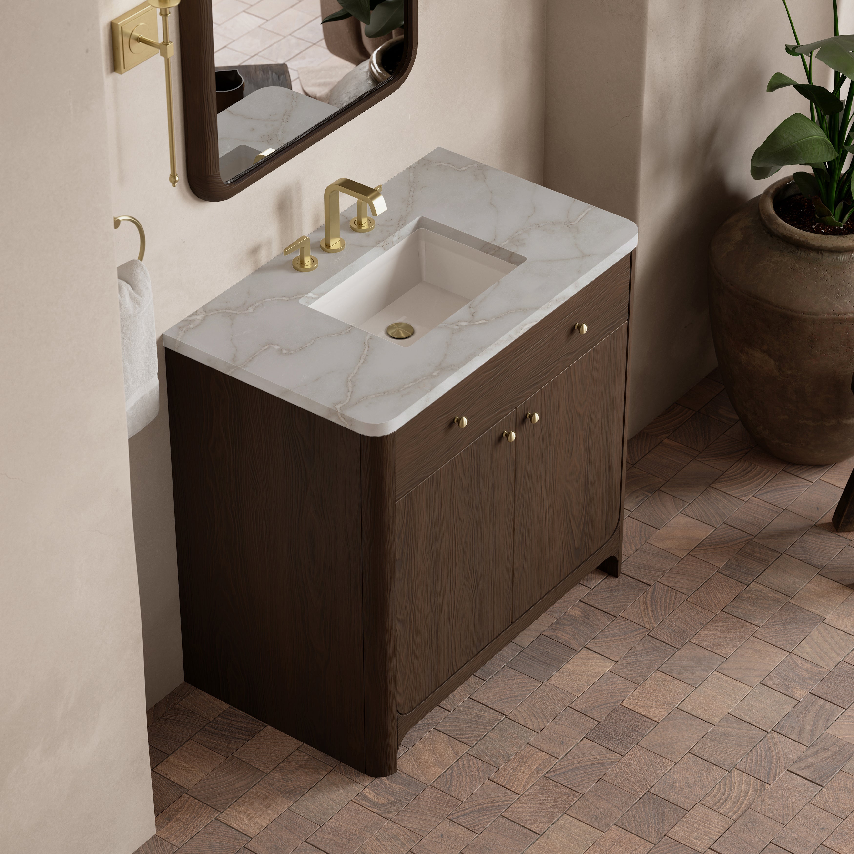 Gracyn 36" Single Vanity - 3cm Stone Top