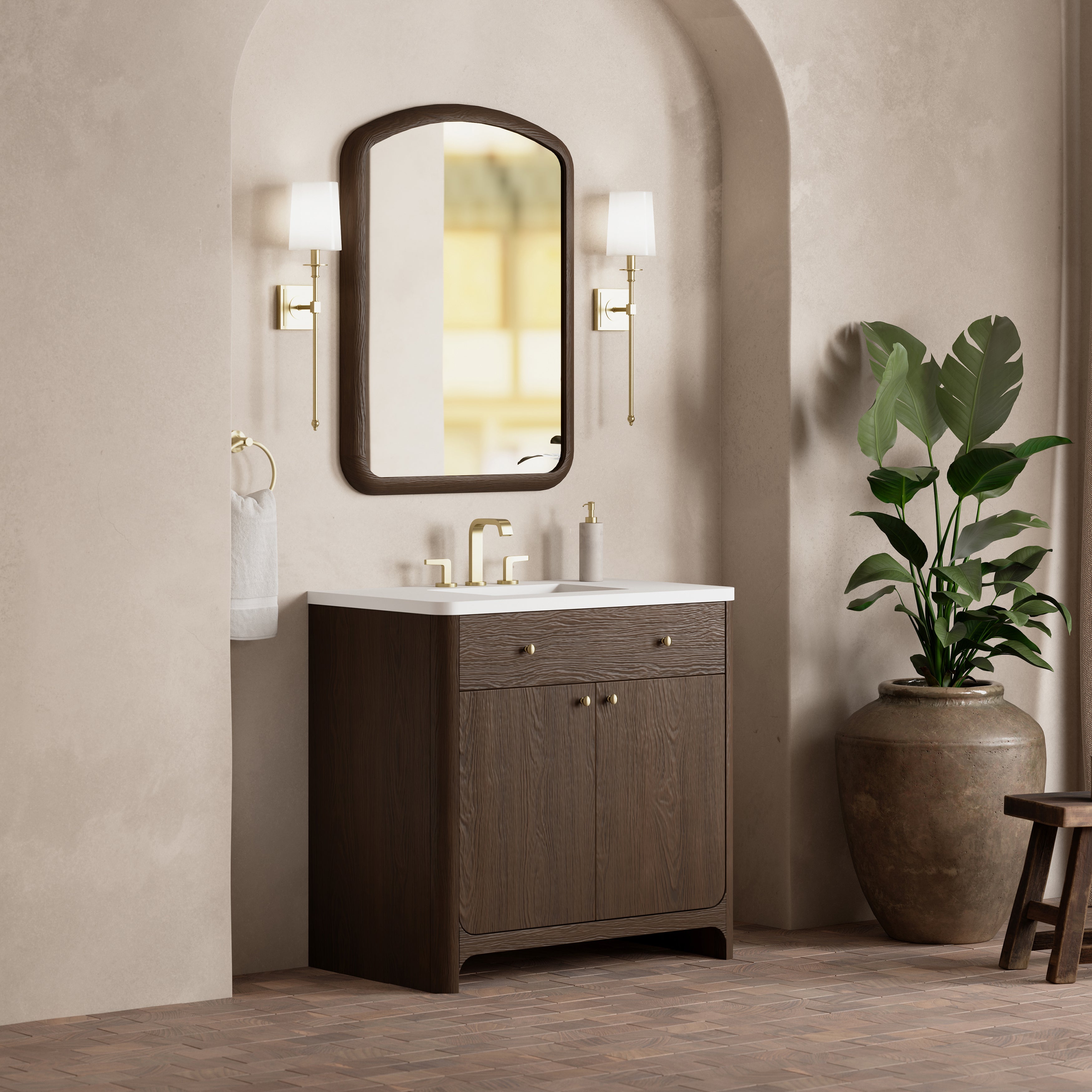 Gracyn 36" Single Vanity - 3cm Stone Top