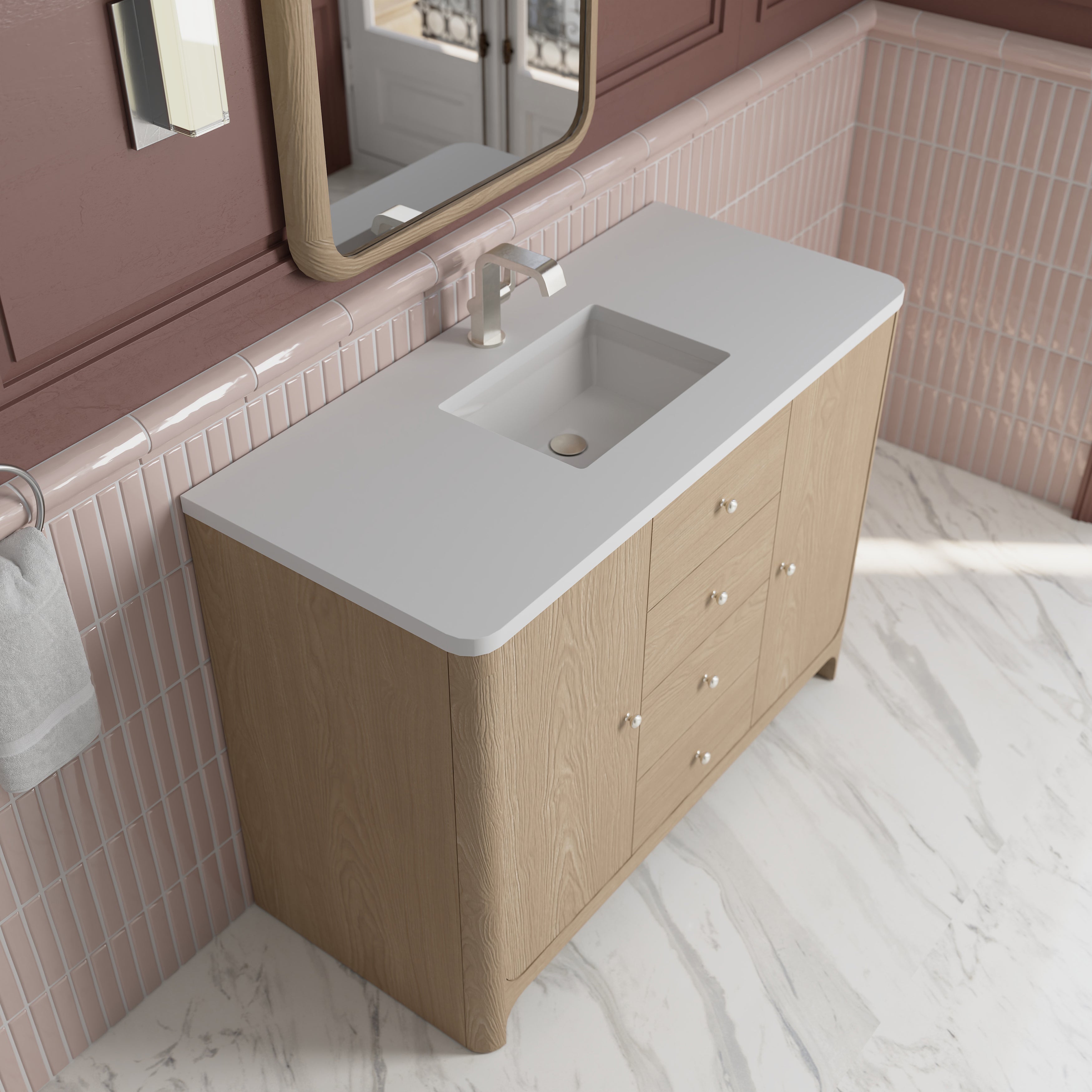Gracyn 48" Single Vanity - 3cm Stone Top