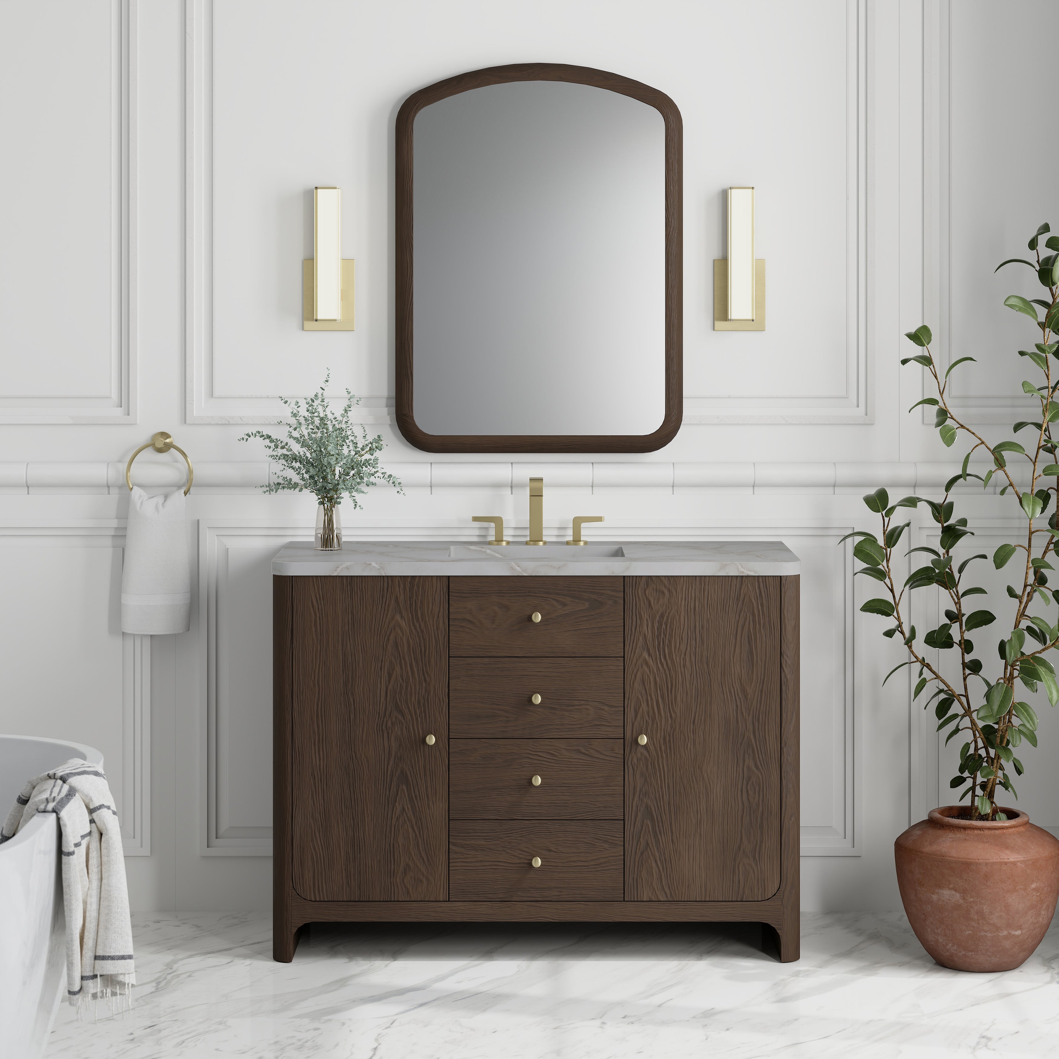 Gracyn 48" Single Vanity - 3cm Stone Top