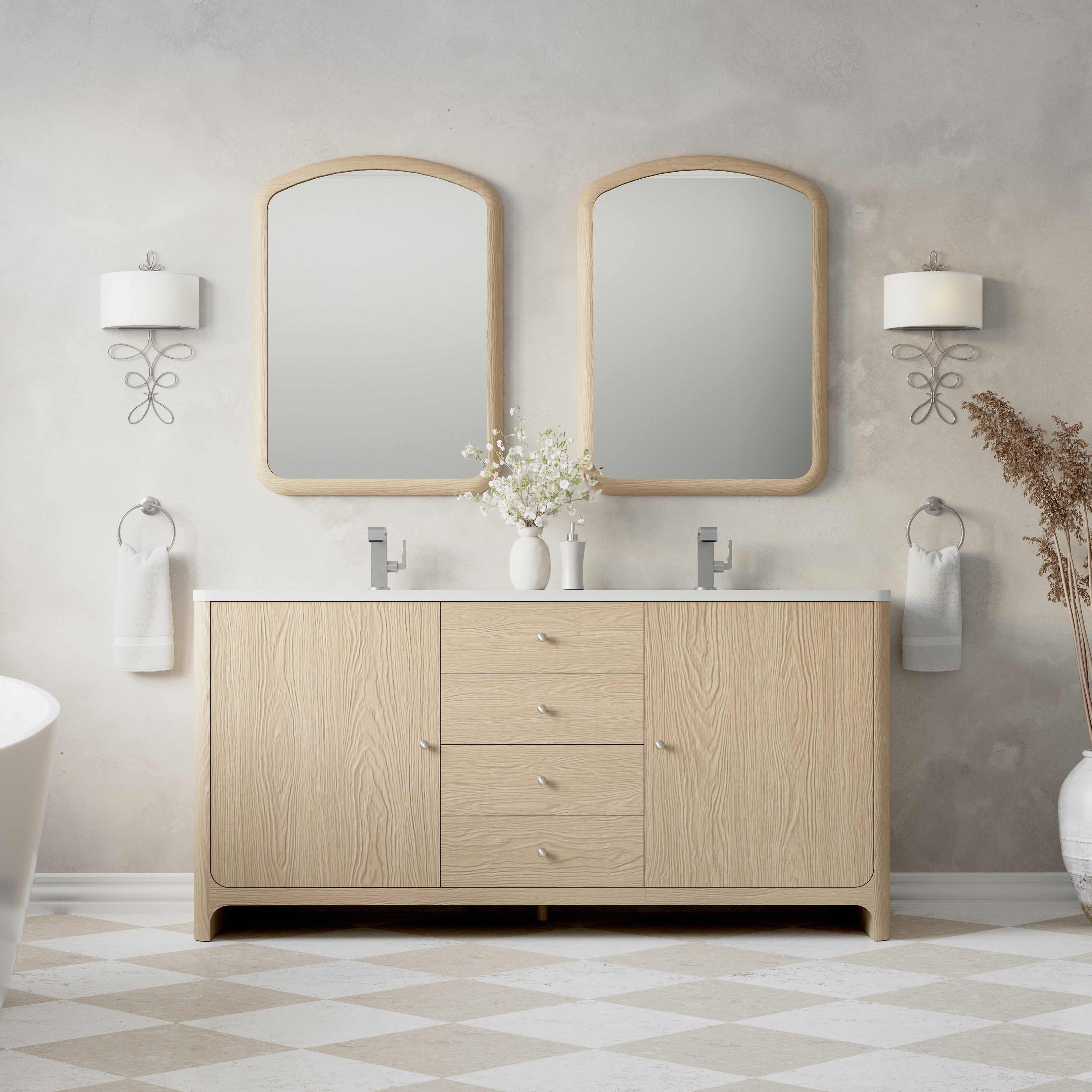 Gracyn 72" Single Vanity - 3cm Stone Top