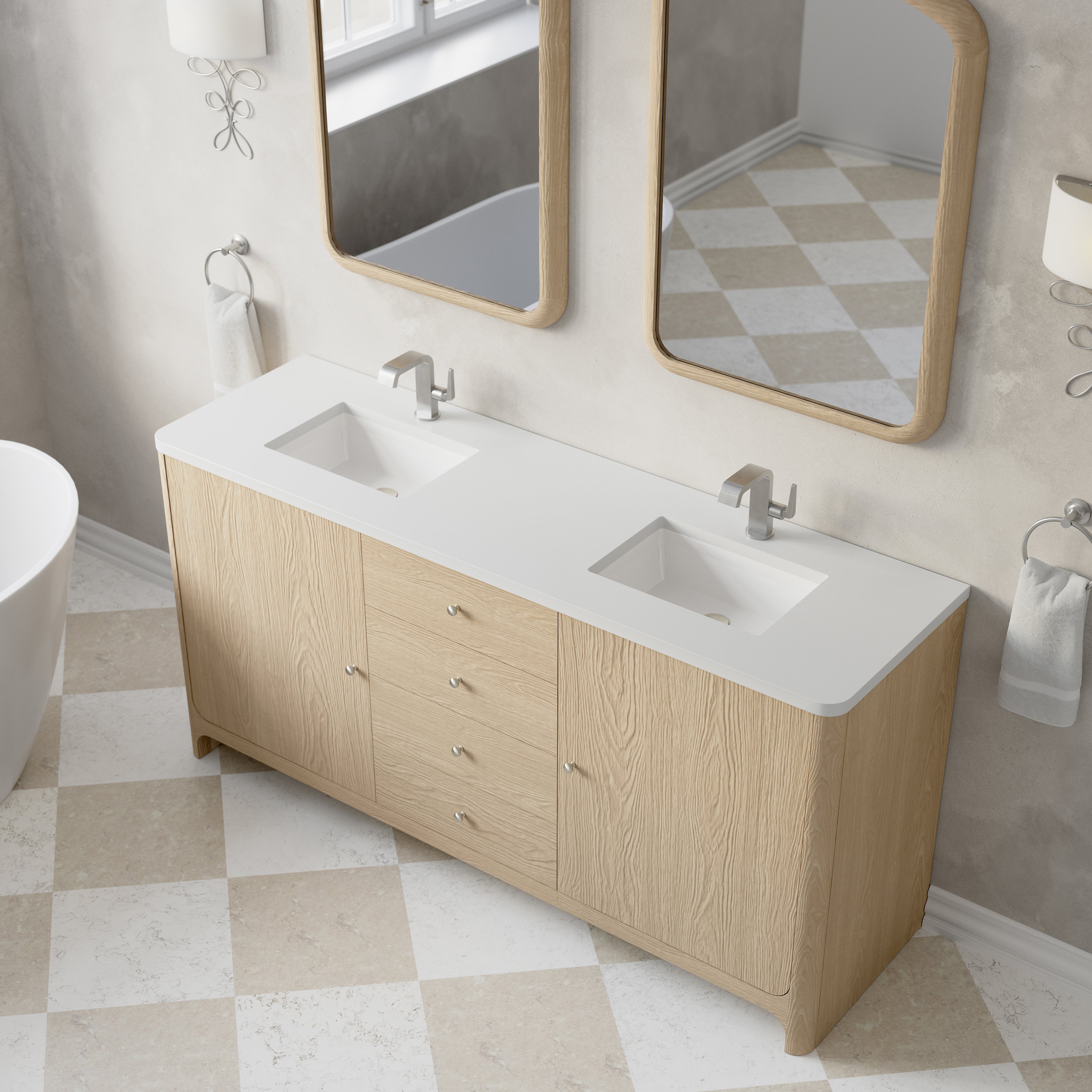 Gracyn 72" Single Vanity - 3cm Stone Top